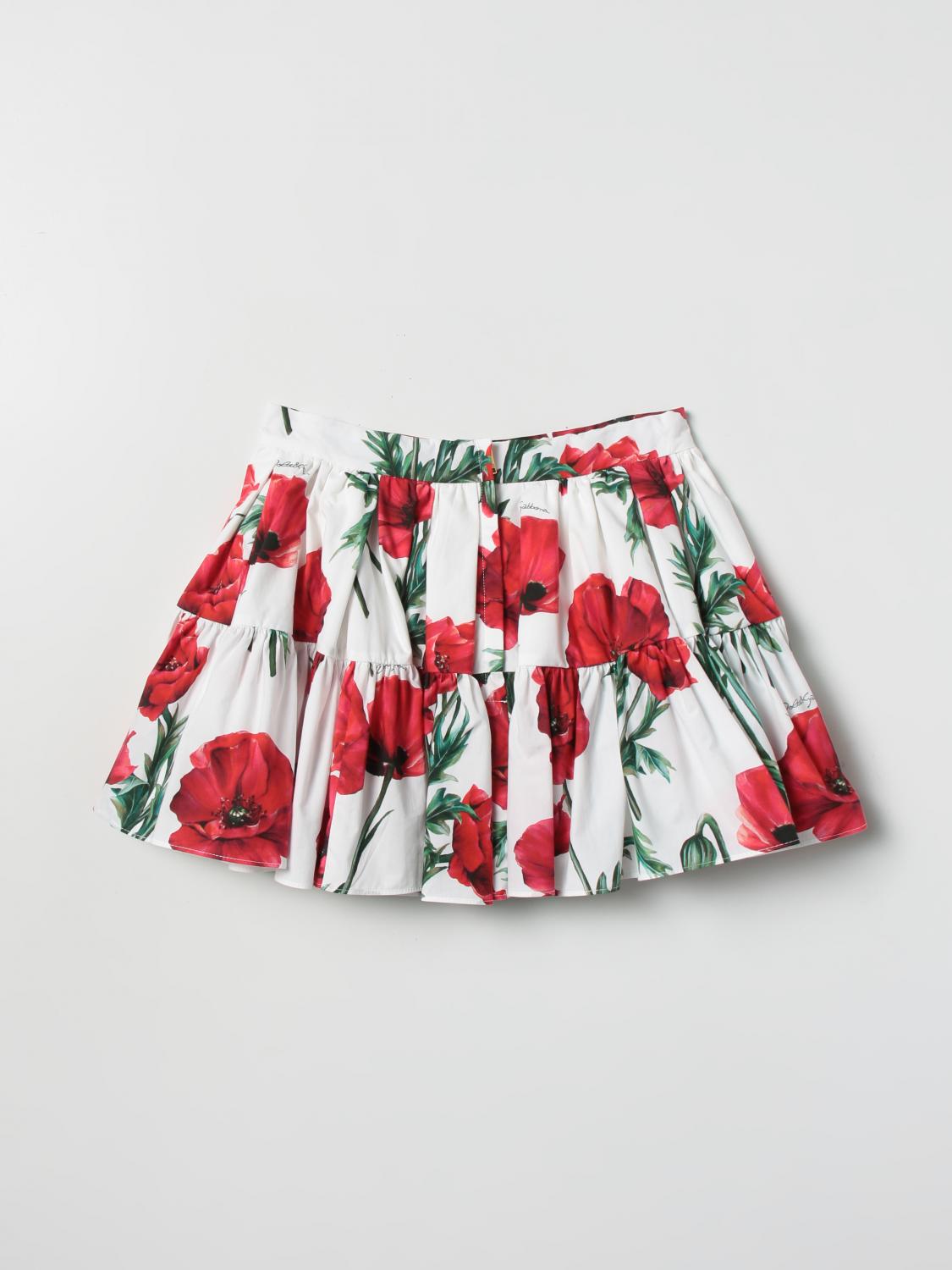 DOLCE & GABBANA FALDA: Falda niños Dolce & Gabbana, Blanco - Img 2