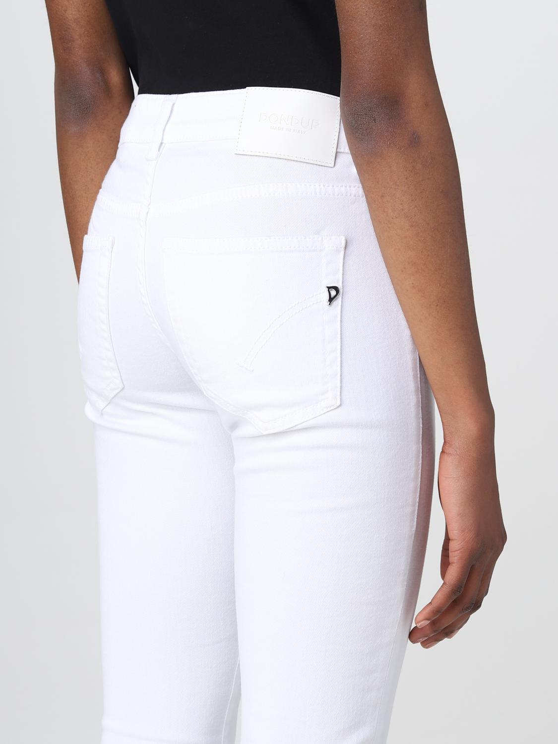 DONDUP VAQUEROS: Vaquero mujer Dondup, Blanco - Img 3