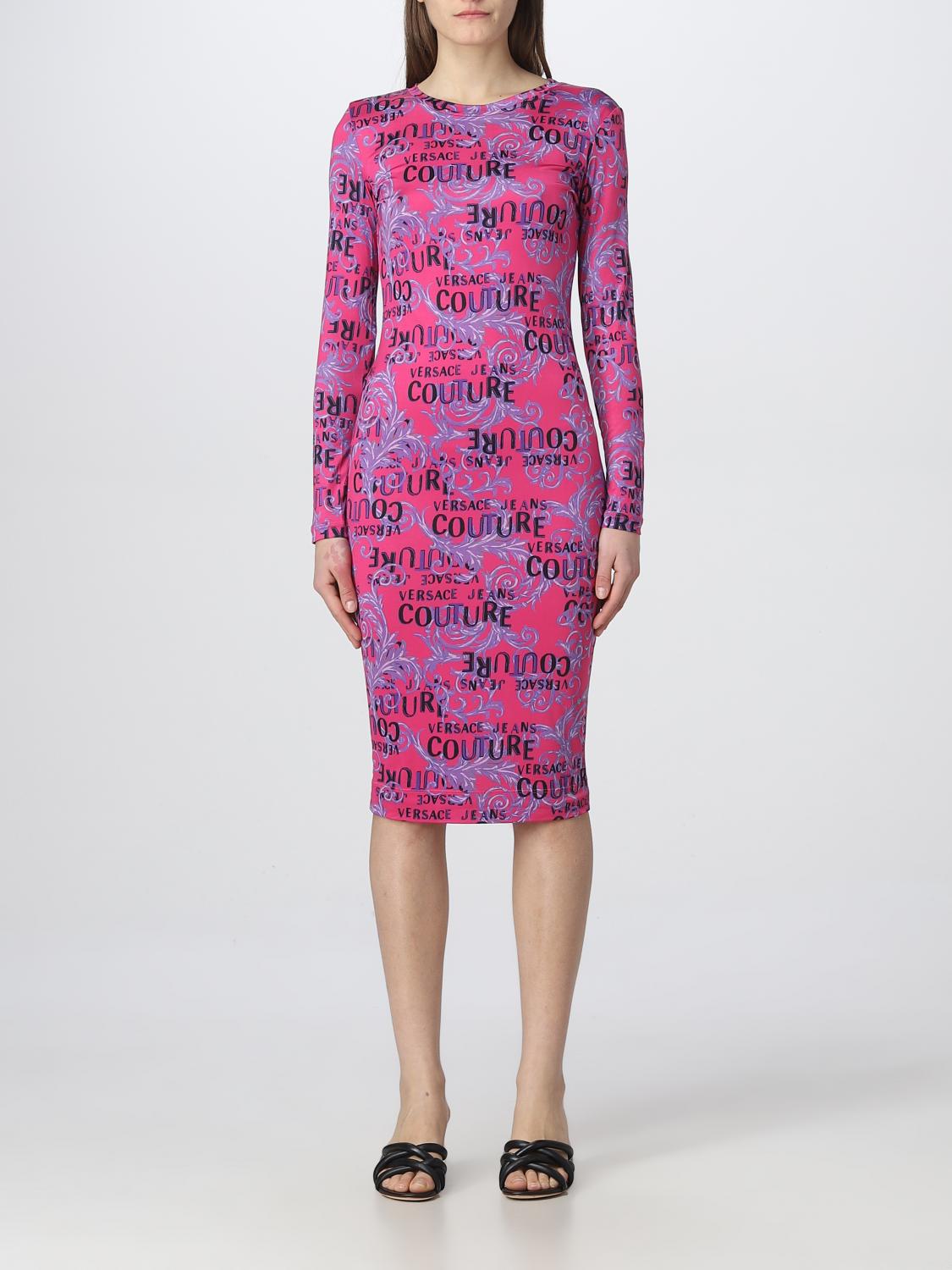 Maglia Versace Jeans Couture lupetto baroque all-over donna