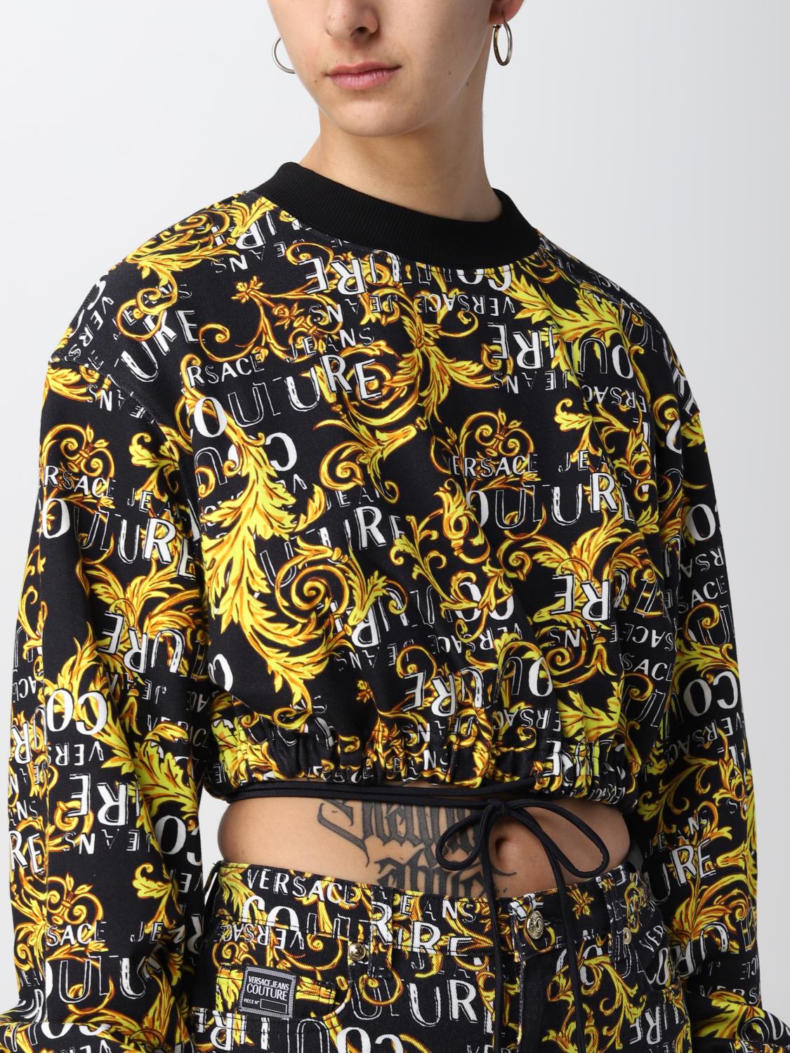 VERSACE JEANS COUTURE SUDADERA: Sudadera mujer Versace Jeans Couture, Rojo - Img 4