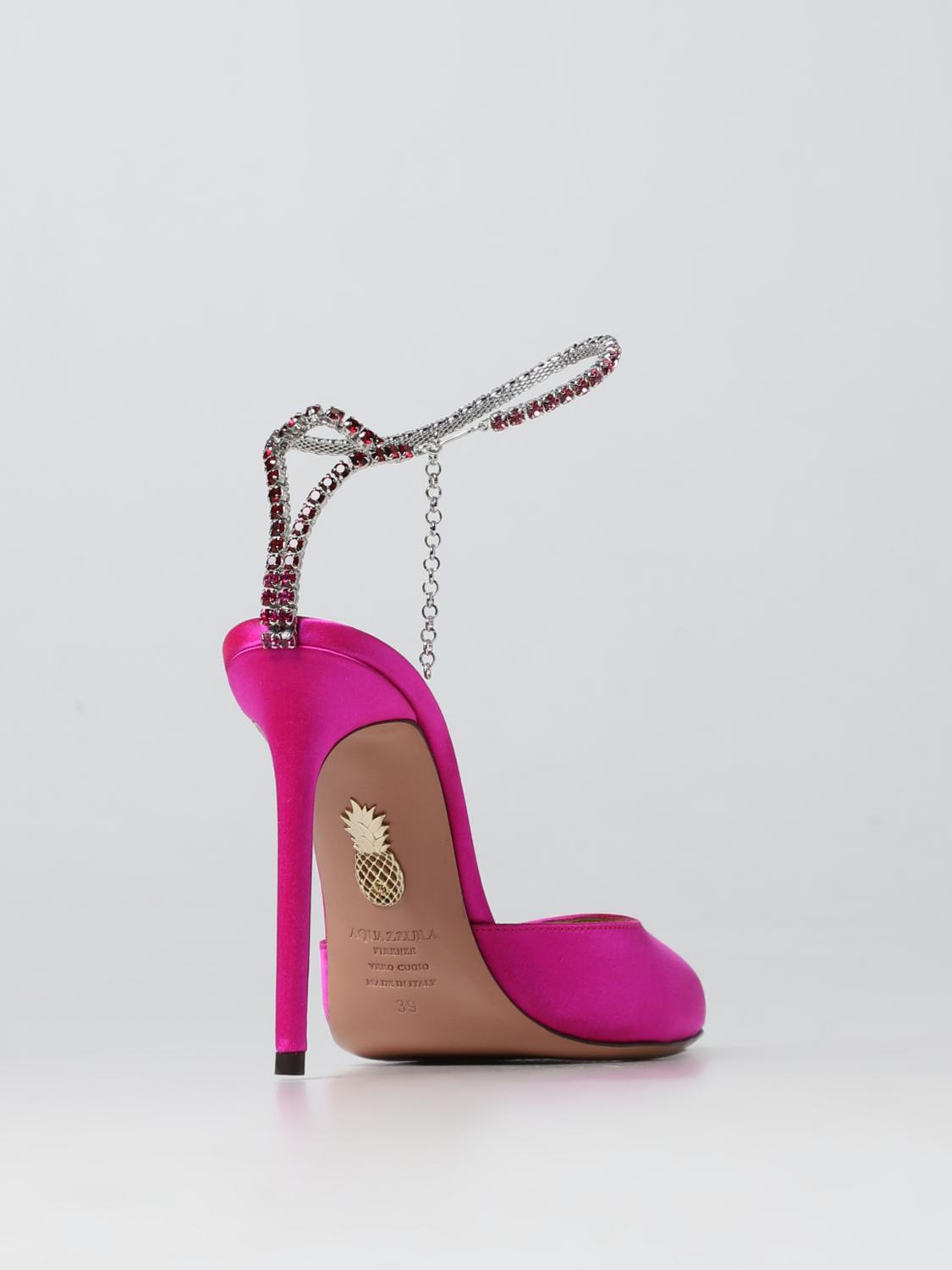 AQUAZZURA ABSATZSCHUHE: Sneakers damen Aquazzura, Fuchsia - Img 3