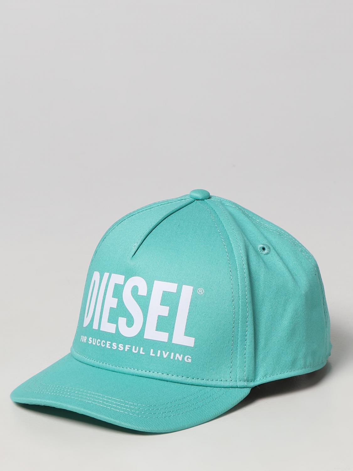 DIESEL GORRO: Gorros niña niños Diesel, Verde - Img 1