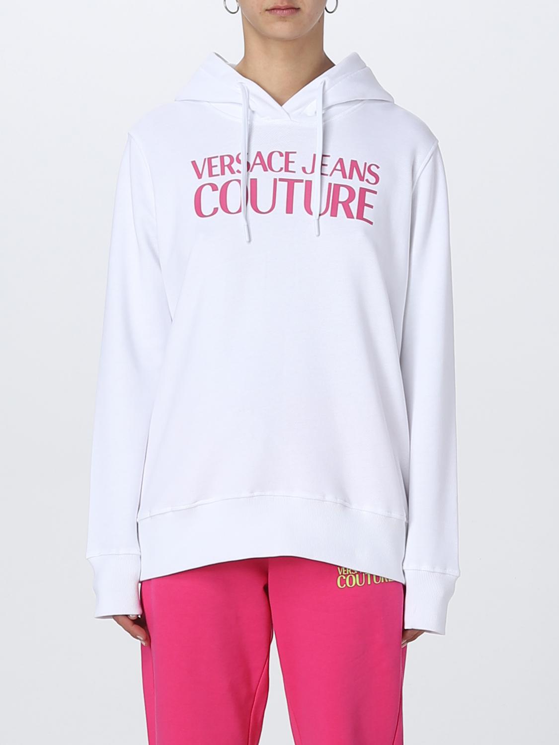 VERSACE JEANS COUTURE SUDADERA: Sudadera mujer Versace Jeans Couture, Blanco - Img 1