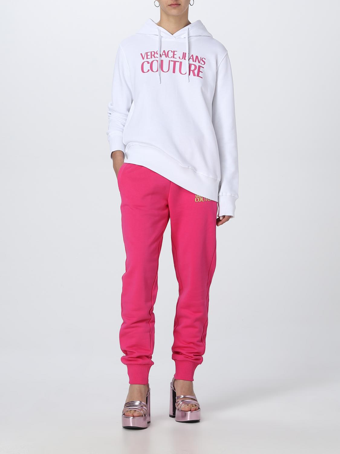 VERSACE JEANS COUTURE SUDADERA: Sudadera mujer Versace Jeans Couture, Blanco - Img 2