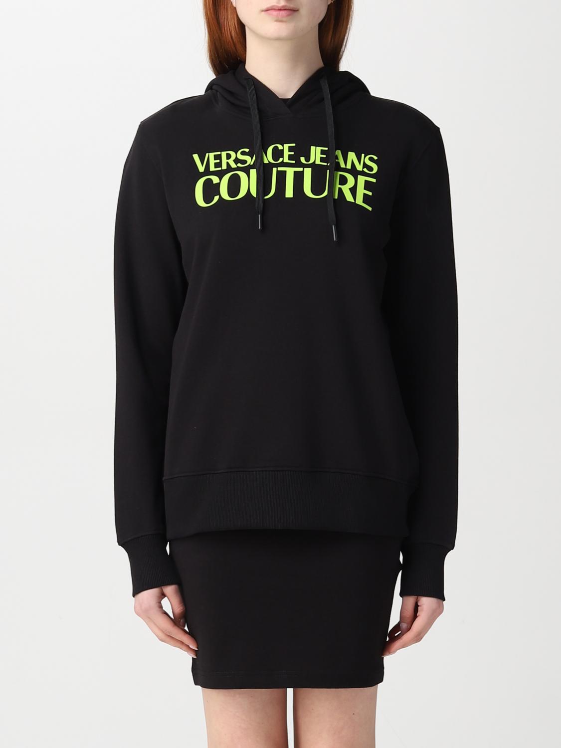 VERSACE JEANS COUTURE SUDADERA: Sudadera mujer Versace Jeans Couture, Negro - Img 1