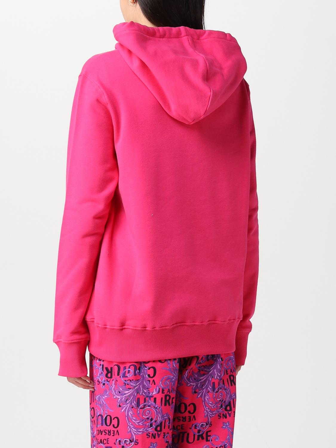 VERSACE JEANS COUTURE SUDADERA: Sudadera mujer Versace Jeans Couture, Rosa - Img 2