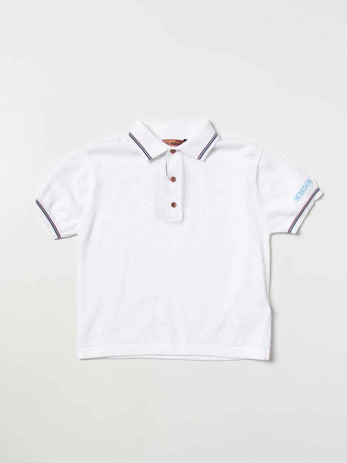 MISSONI POLO: Polo niños Missoni, Blanco - Img 1