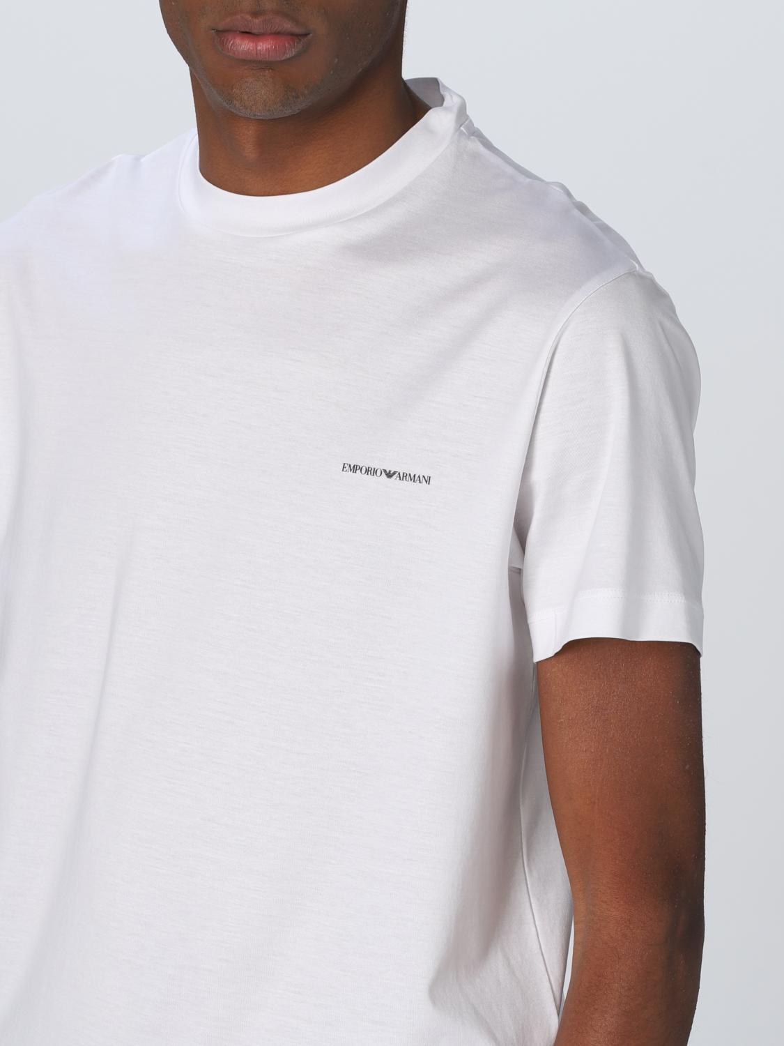 EMPORIO ARMANI CAMISETA: Camiseta hombre Emporio Armani, Blanco - Img 3