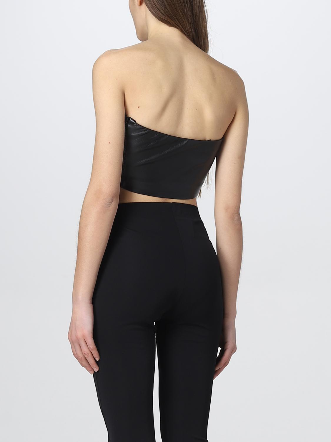THE ANDAMANE TOP: Top Andamane in pelle sintetica, Nero - Img 3