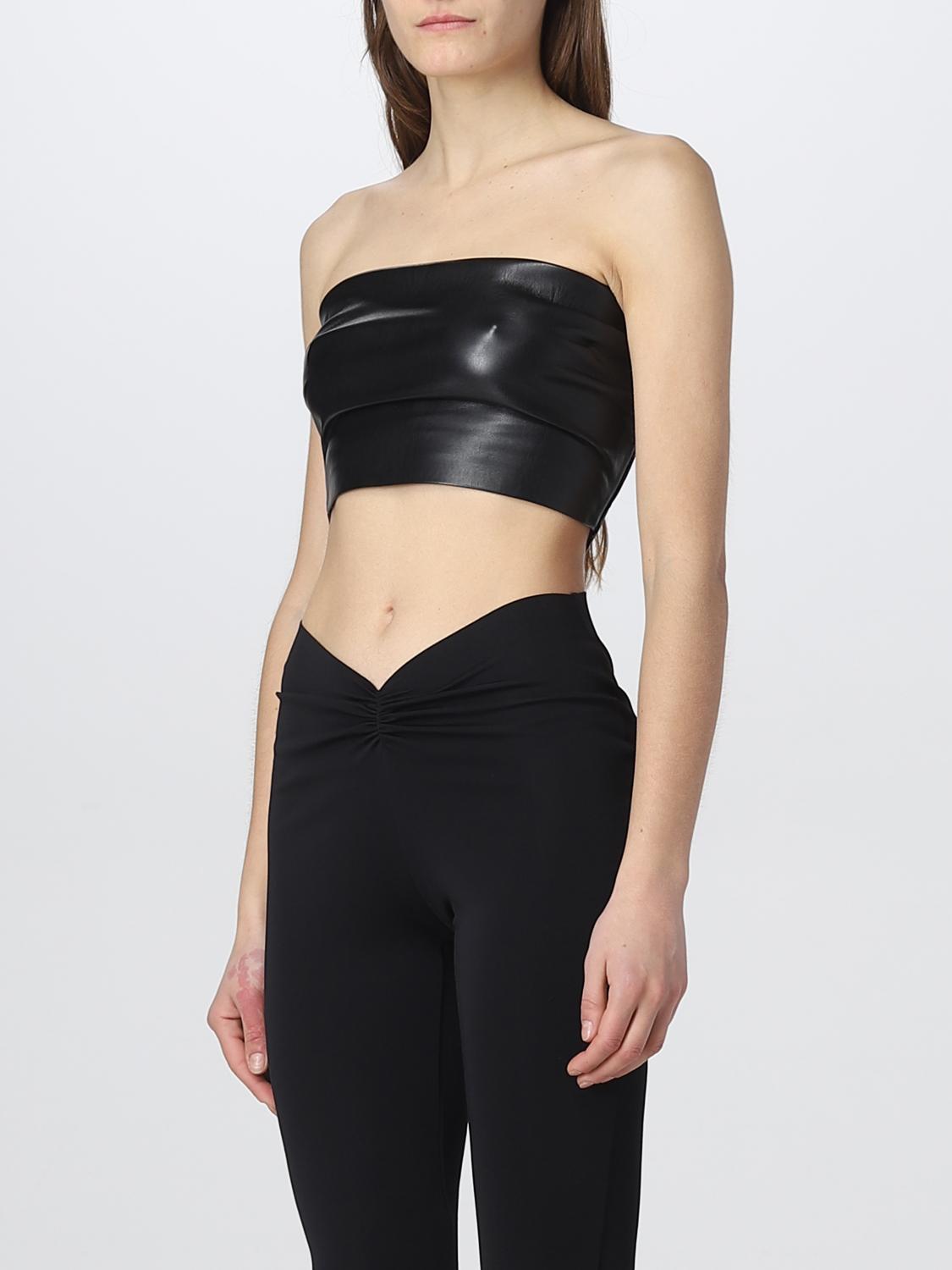 THE ANDAMANE TOP: Top Andamane in pelle sintetica, Nero - Img 4