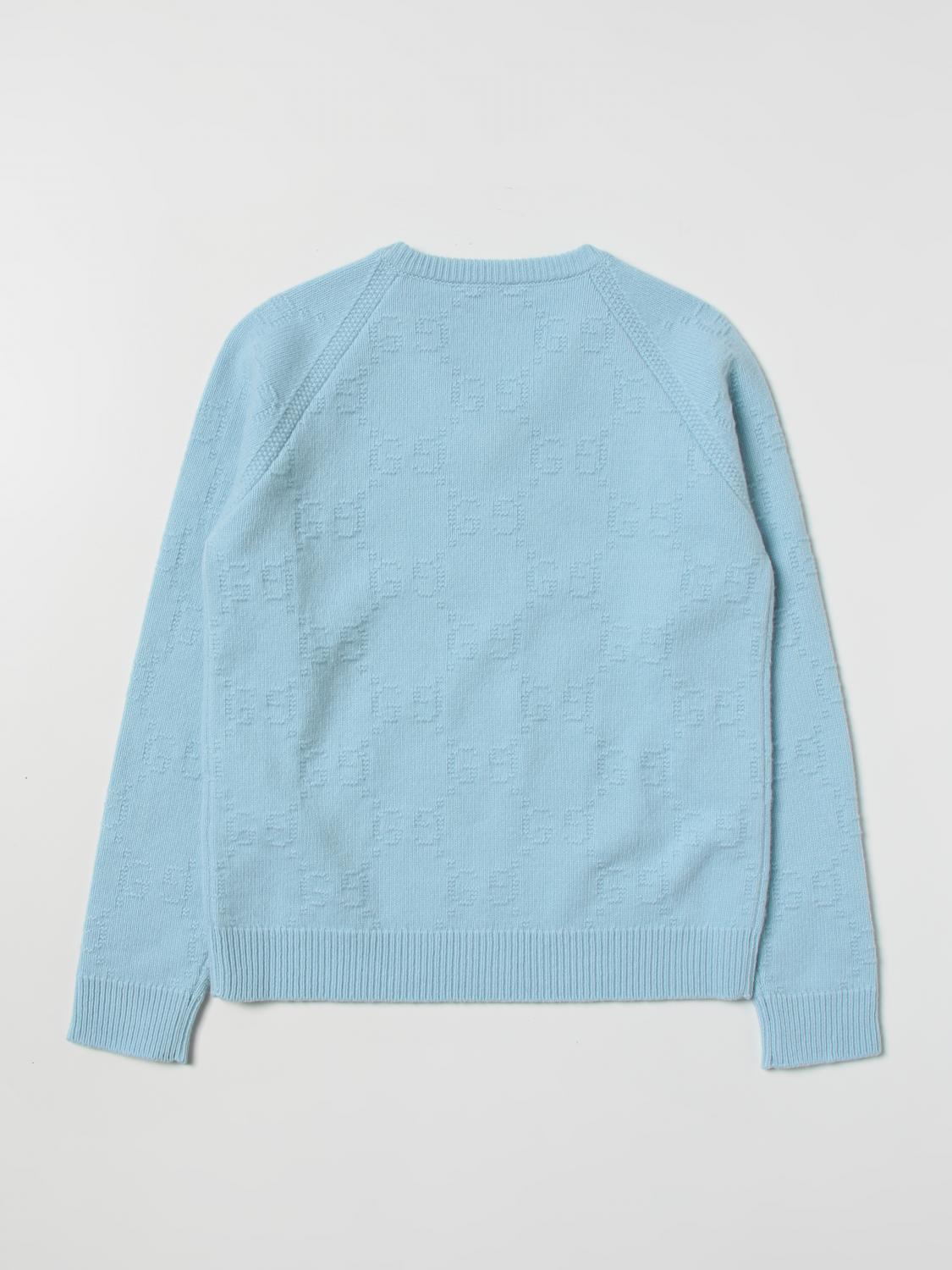 GUCCI 毛衣: 毛衣 儿童 Gucci, 蓝色 - Img 2