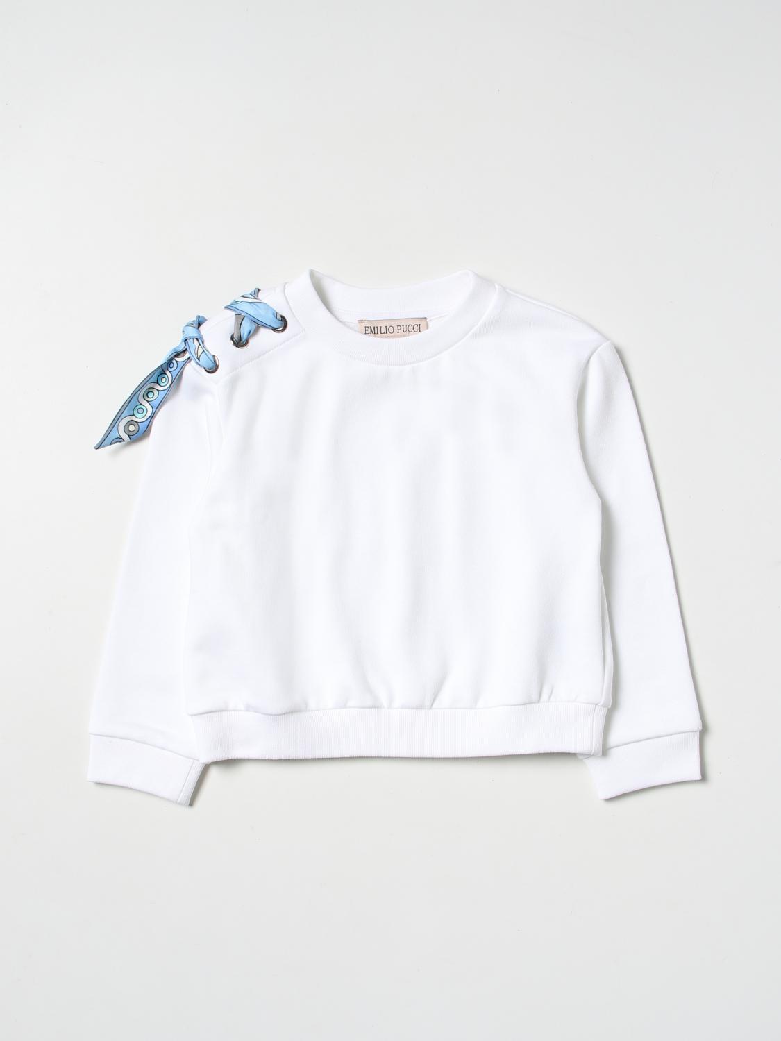 PUCCI PULLOVER: Pullover kinder Pucci Junior, Weiß - Img 1