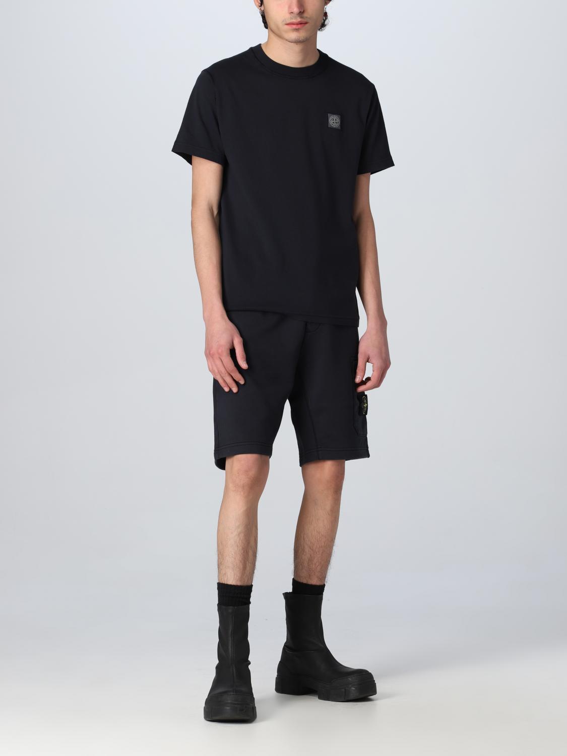 STONE ISLAND T-SHIRT: T-shirt men Stone Island, Blue - Img 2