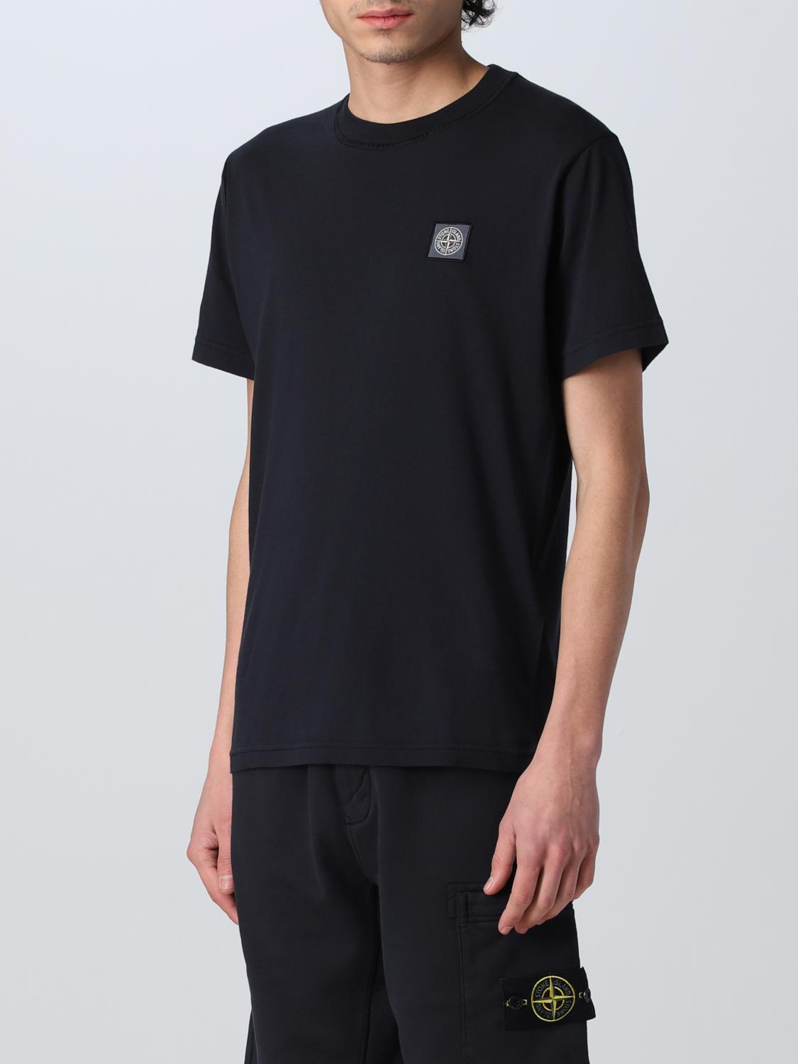 STONE ISLAND T-SHIRT: T-shirt men Stone Island, Blue - Img 4