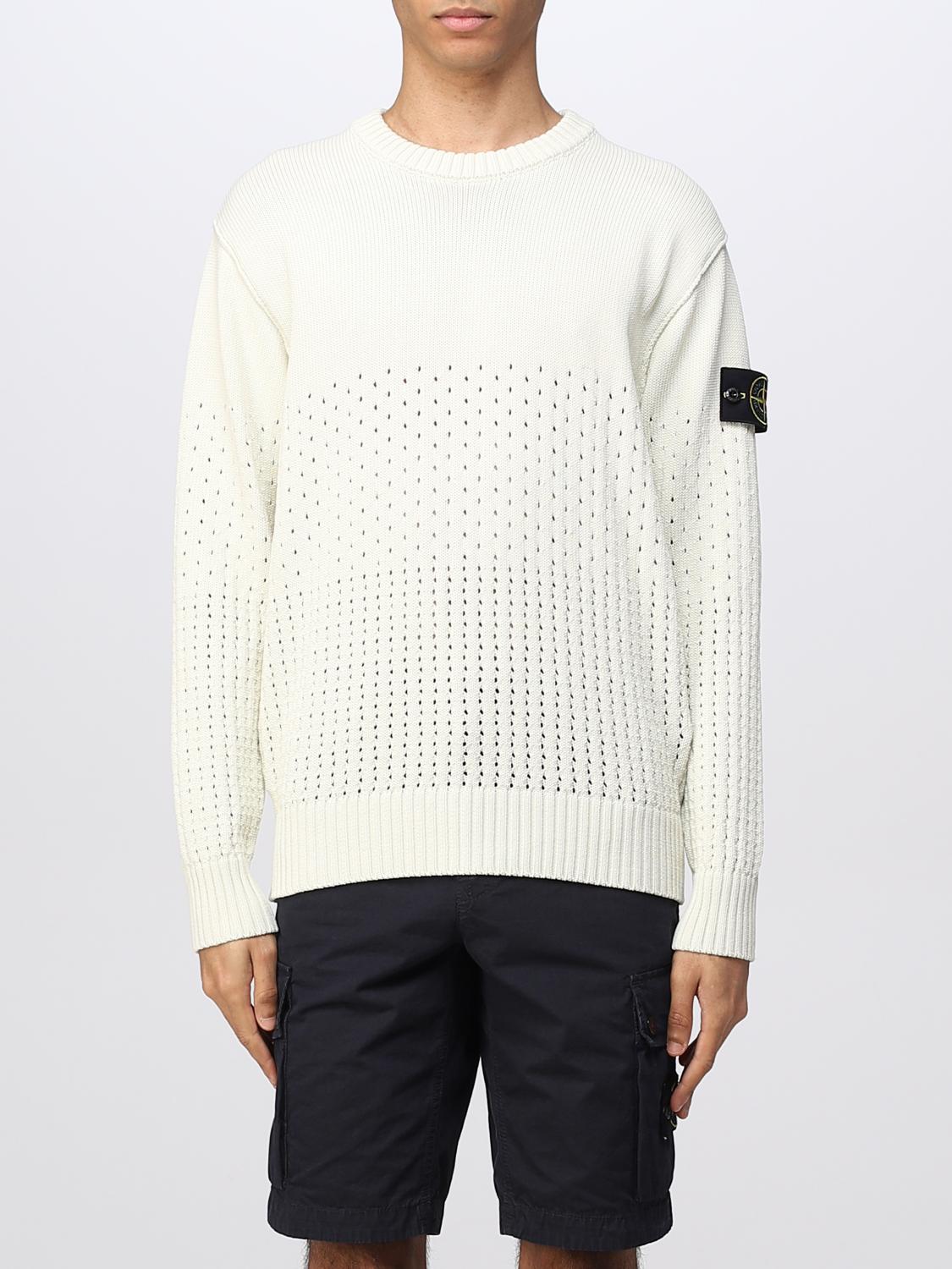 STONE ISLAND PULL: Pull homme Stone Island, Vert - Img 1