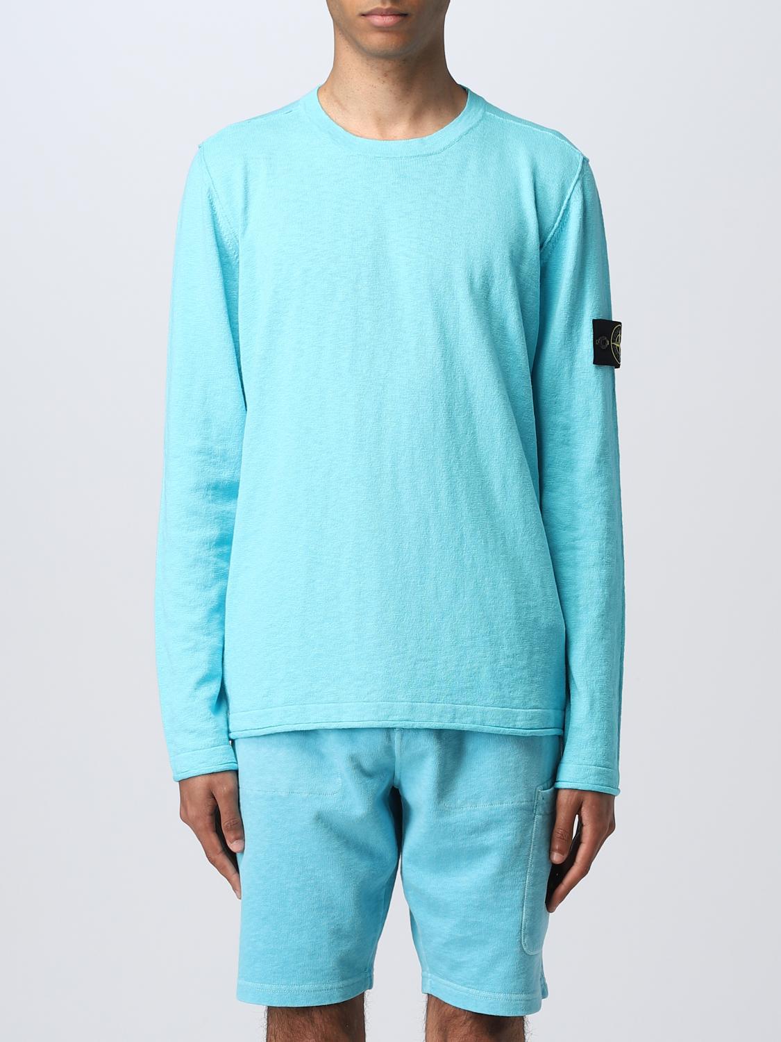 STONE ISLAND JERSEY: Jersey hombre Stone Island, Turquesa - Img 1