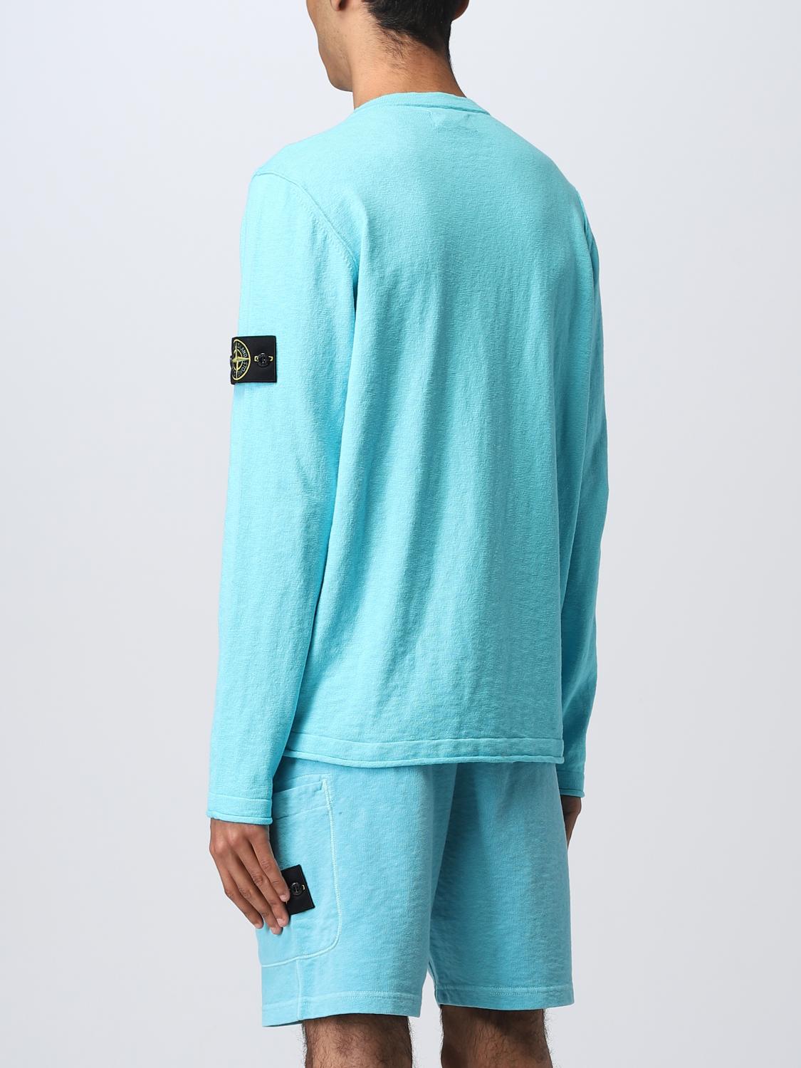 STONE ISLAND JERSEY: Jersey hombre Stone Island, Turquesa - Img 3