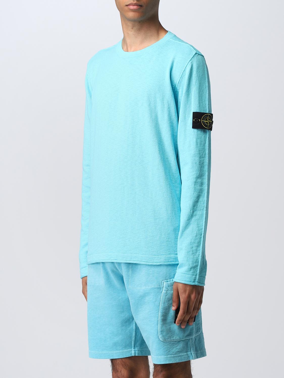 STONE ISLAND JERSEY: Jersey hombre Stone Island, Turquesa - Img 4