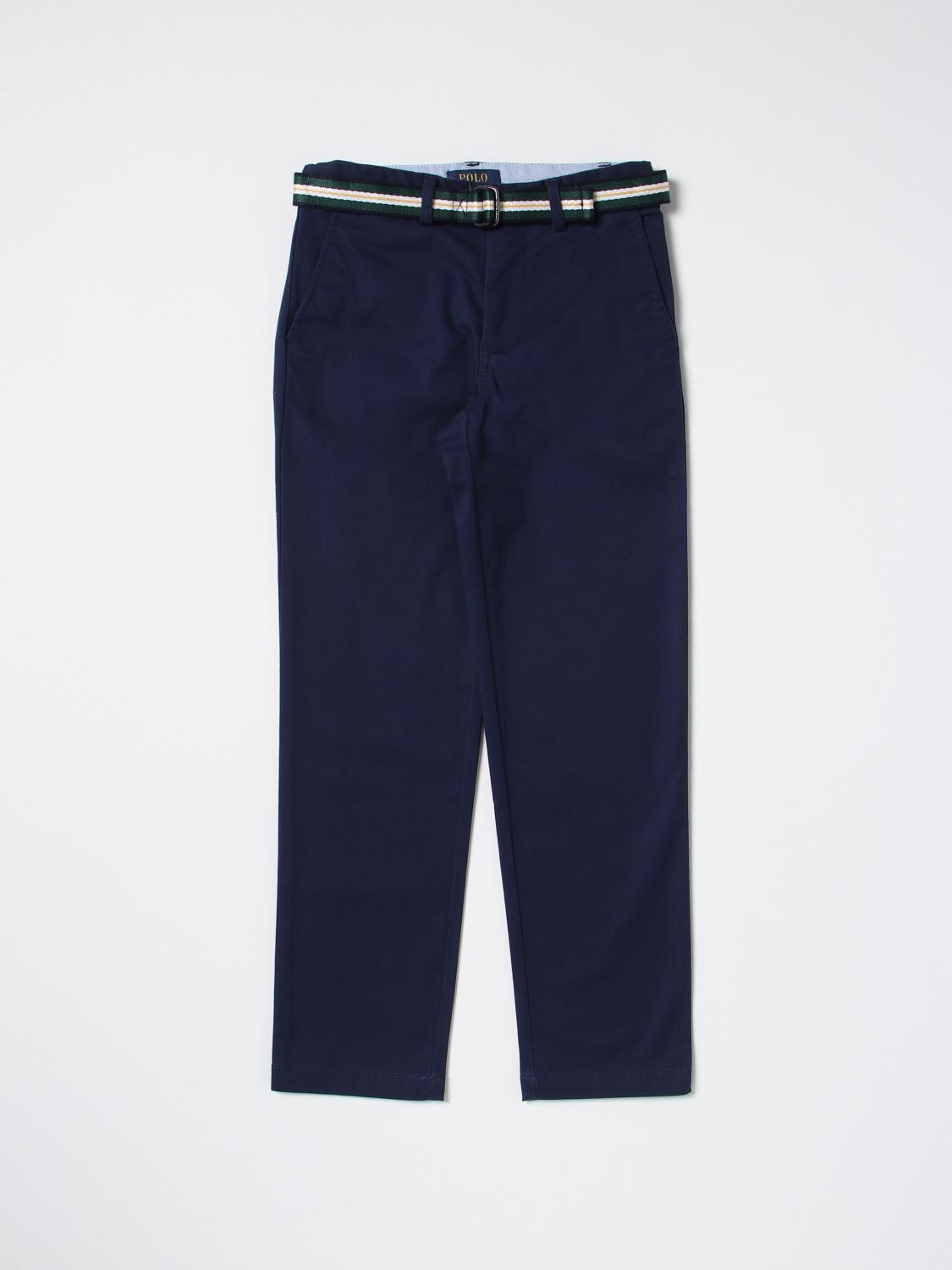 POLO RALPH LAUREN PANTALONES: Pantalón niños Polo Ralph Lauren, Azul Oscuro - Img 1