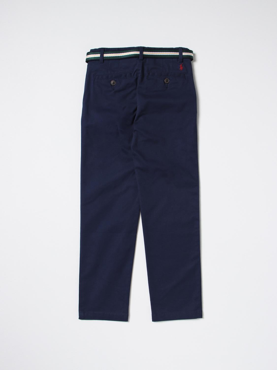POLO RALPH LAUREN PANTALONES: Pantalón niños Polo Ralph Lauren, Azul Oscuro - Img 2
