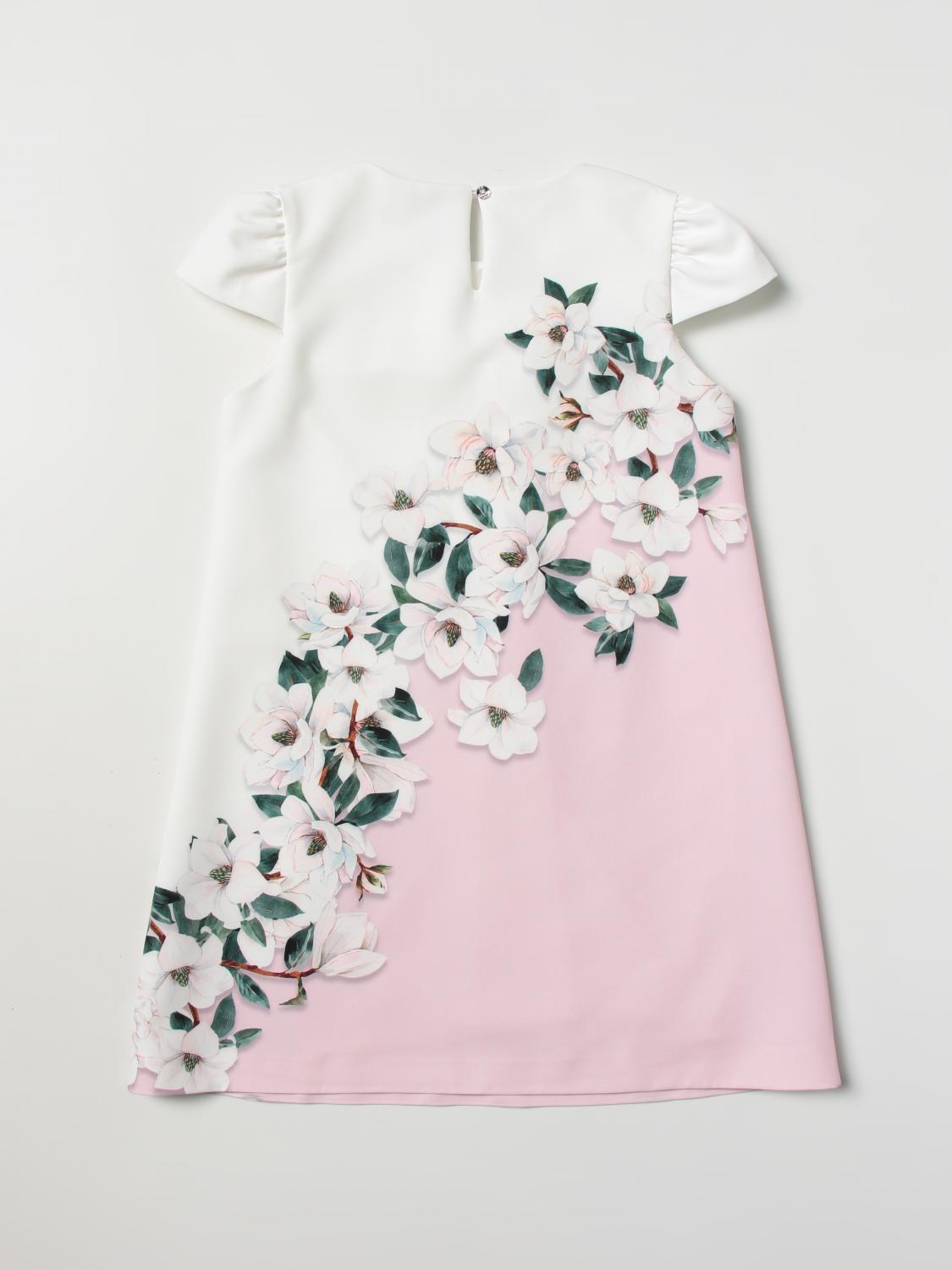 MONNALISA VESTIDO: Vestido niños Monnalisa, Blanco - Img 2