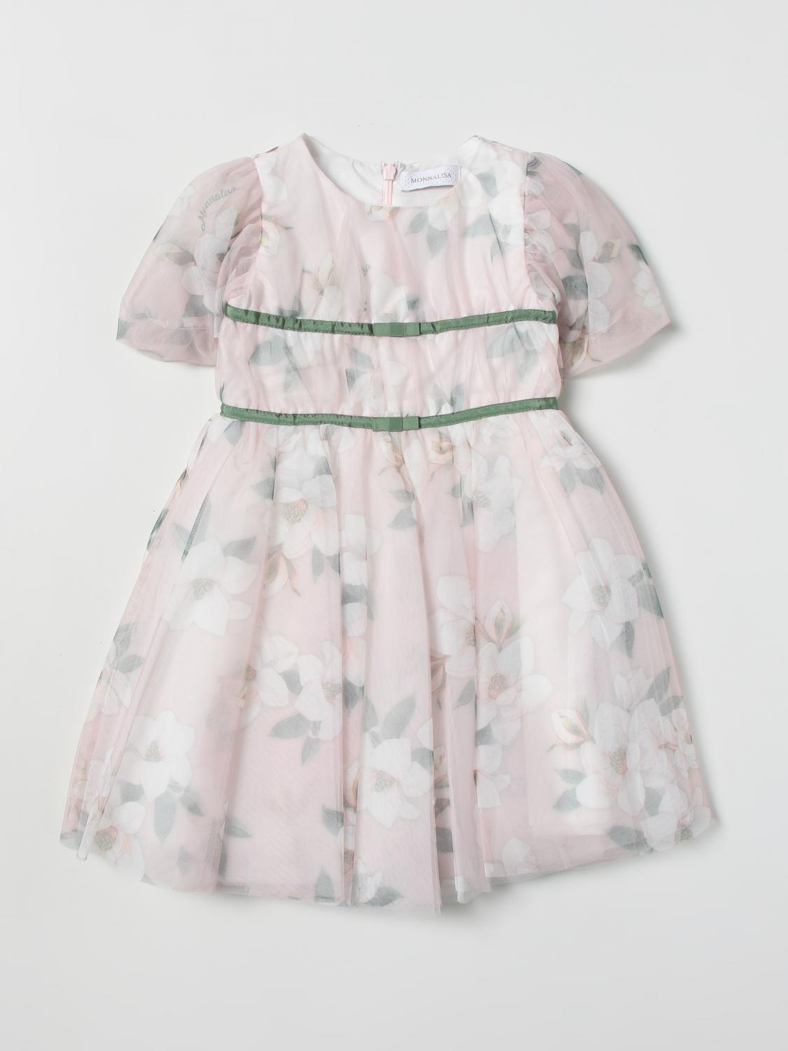 MONNALISA VESTIDO: Vestido niños Monnalisa, Rosa - Img 1