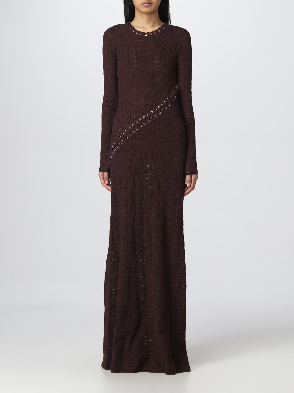 ELISABETTA FRANCHI VESTIDO: Vestido mujer Elisabetta Franchi, Marrón - Img 1
