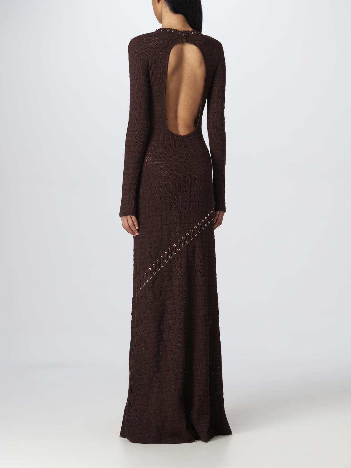 ELISABETTA FRANCHI VESTIDO: Vestido mujer Elisabetta Franchi, Marrón - Img 2