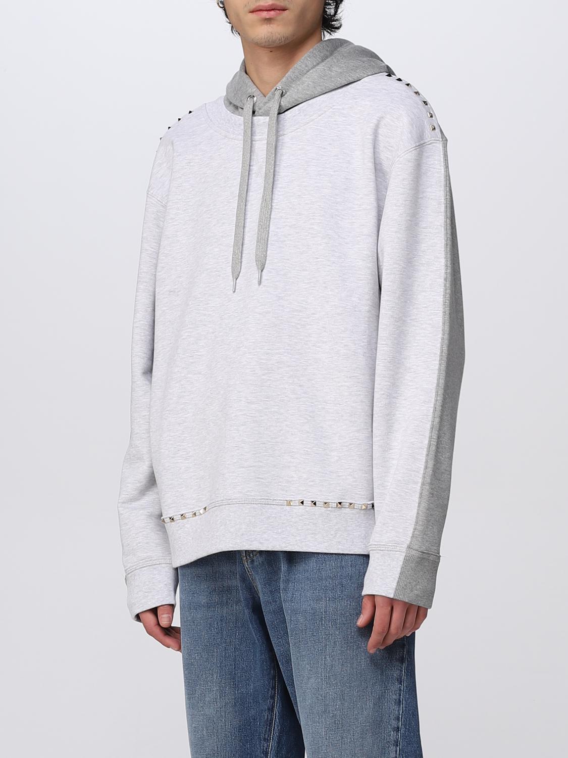 VALENTINO SWEATSHIRT: Sweatshirt men Valentino, Grey - Img 4