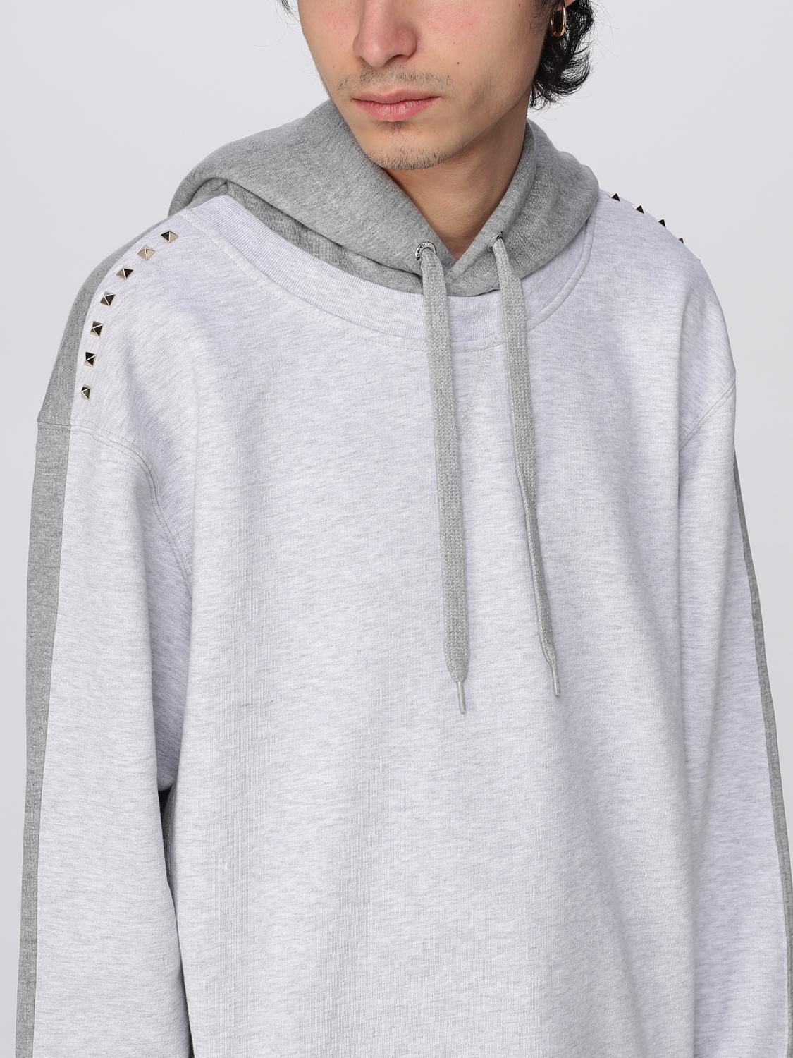 VALENTINO SWEATSHIRT: Sweatshirt men Valentino, Grey - Img 5