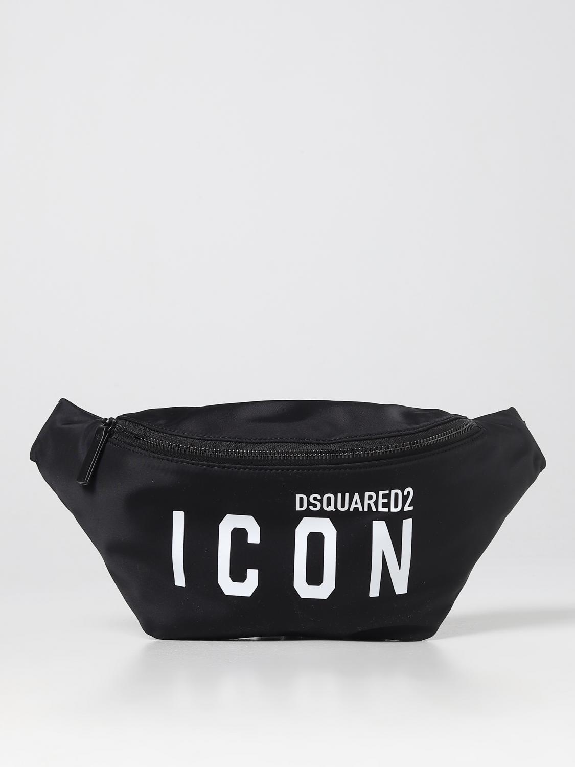 DSQUARED2 GÜRTELTASCHE: Tasche herren Dsquared2, Schwarz - Img 1