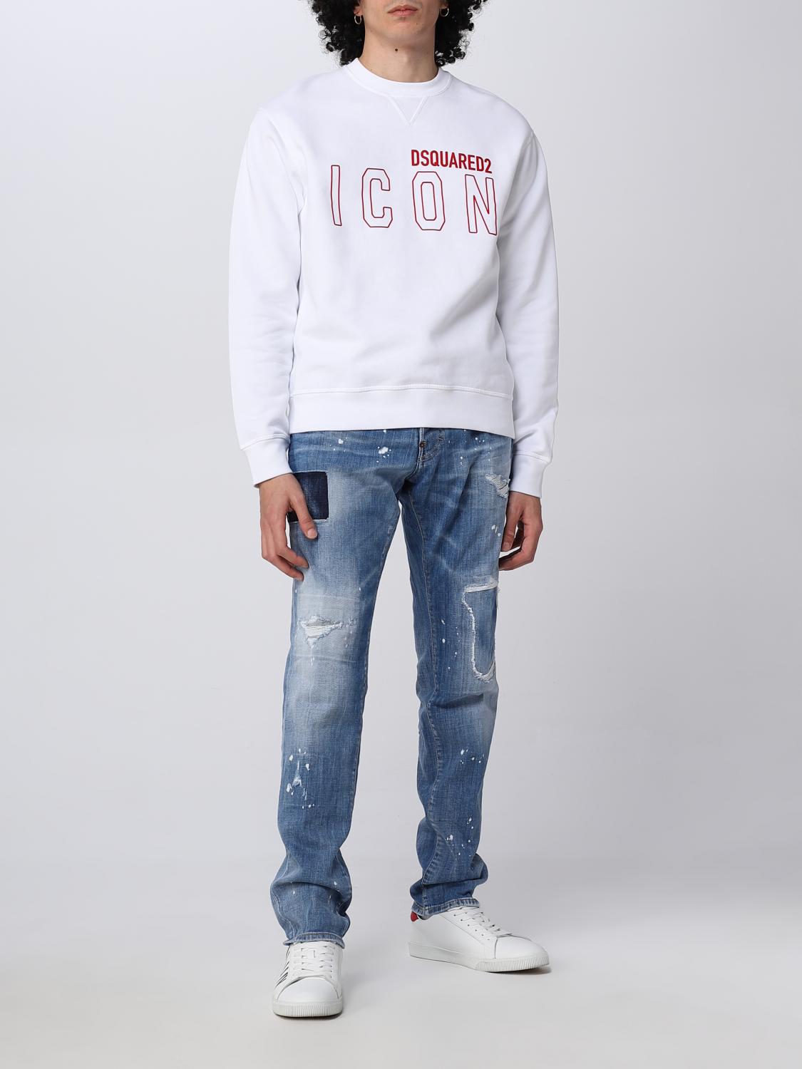 DSQUARED2 JEANS: Jeans Dsquared2 in denim, Blue - Img 2