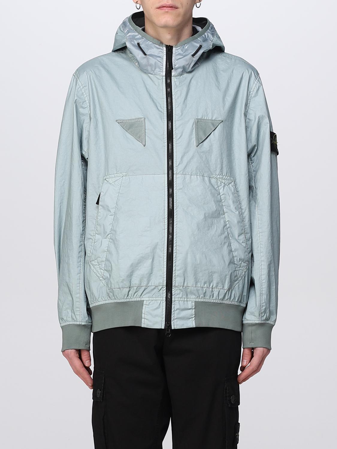 STONE ISLAND КУРТКА: Куртка Мужское Stone Island, Голубой - Img 1