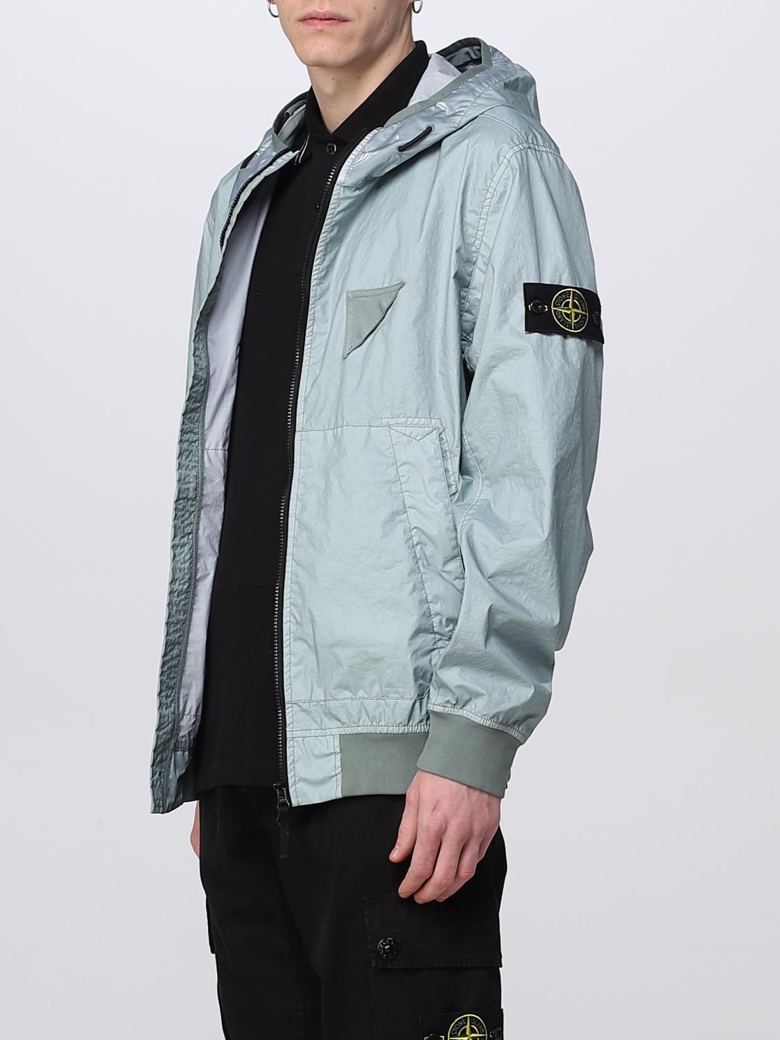 STONE ISLAND КУРТКА: Куртка Мужское Stone Island, Голубой - Img 4