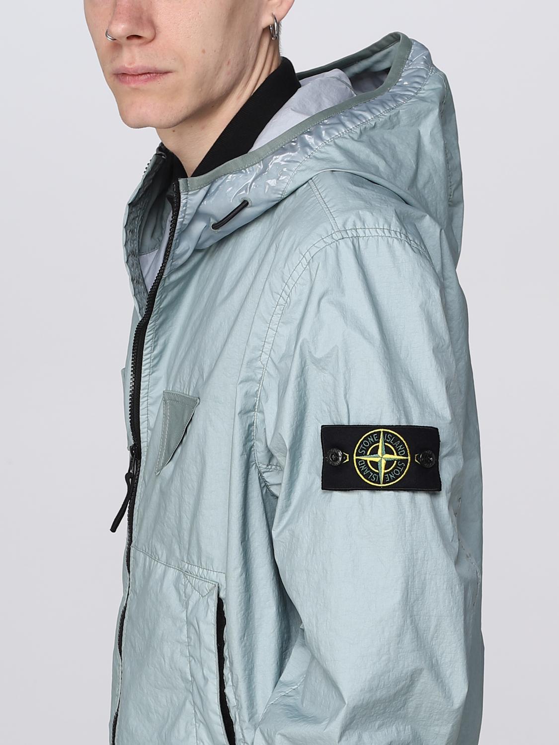 STONE ISLAND КУРТКА: Куртка Мужское Stone Island, Голубой - Img 5