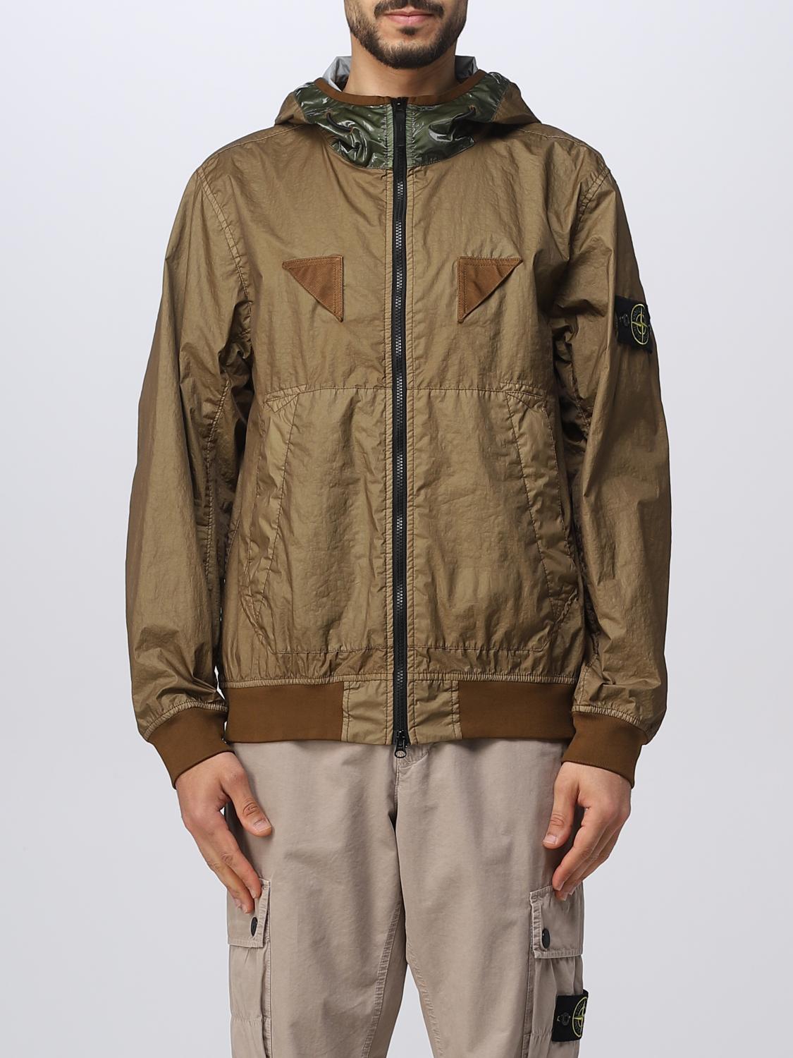 STONE ISLAND КУРТКА: Куртка Мужское Stone Island, Бежевый - Img 1