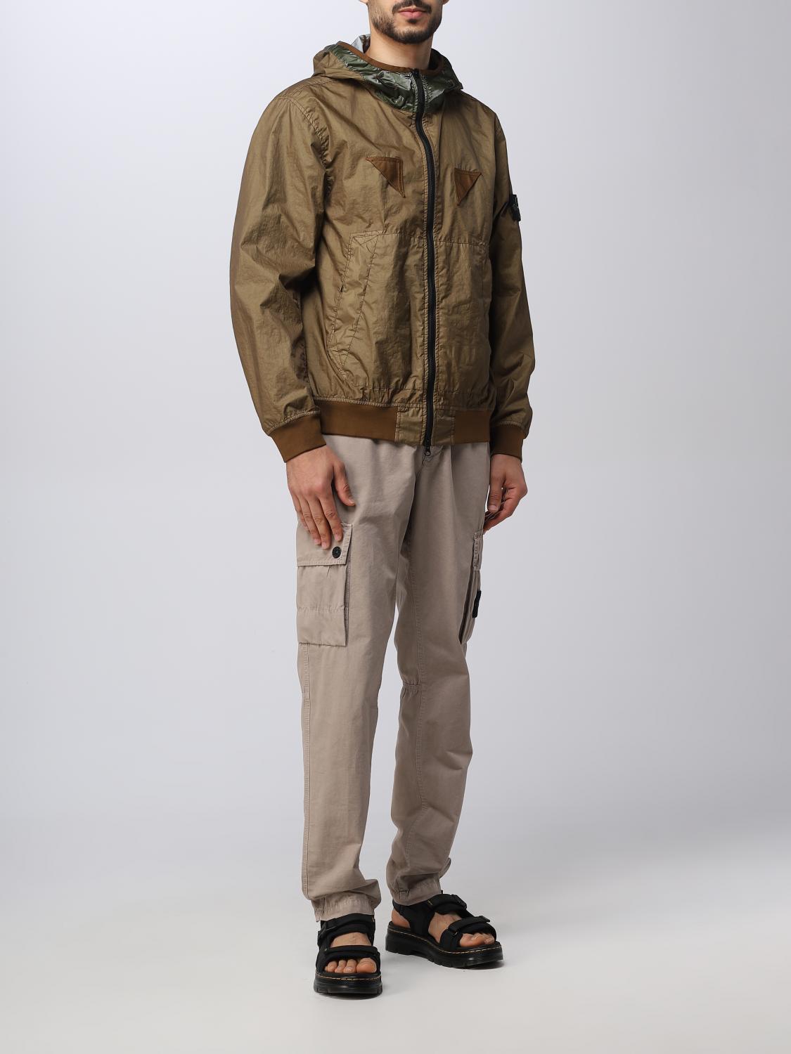 STONE ISLAND КУРТКА: Куртка Мужское Stone Island, Бежевый - Img 2