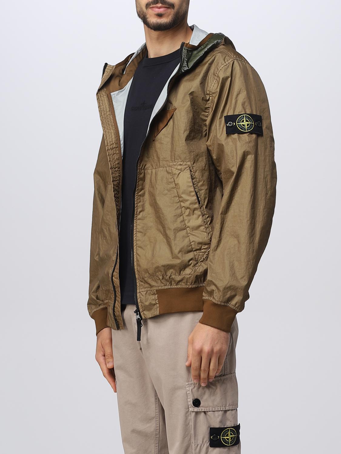 STONE ISLAND КУРТКА: Куртка Мужское Stone Island, Бежевый - Img 4