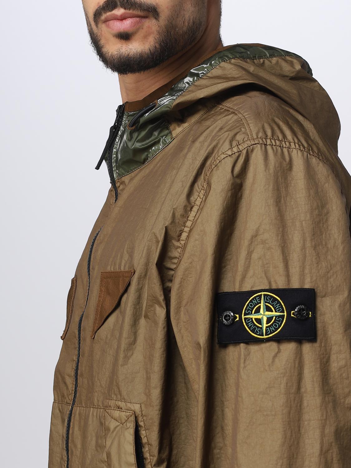 STONE ISLAND КУРТКА: Куртка Мужское Stone Island, Бежевый - Img 5