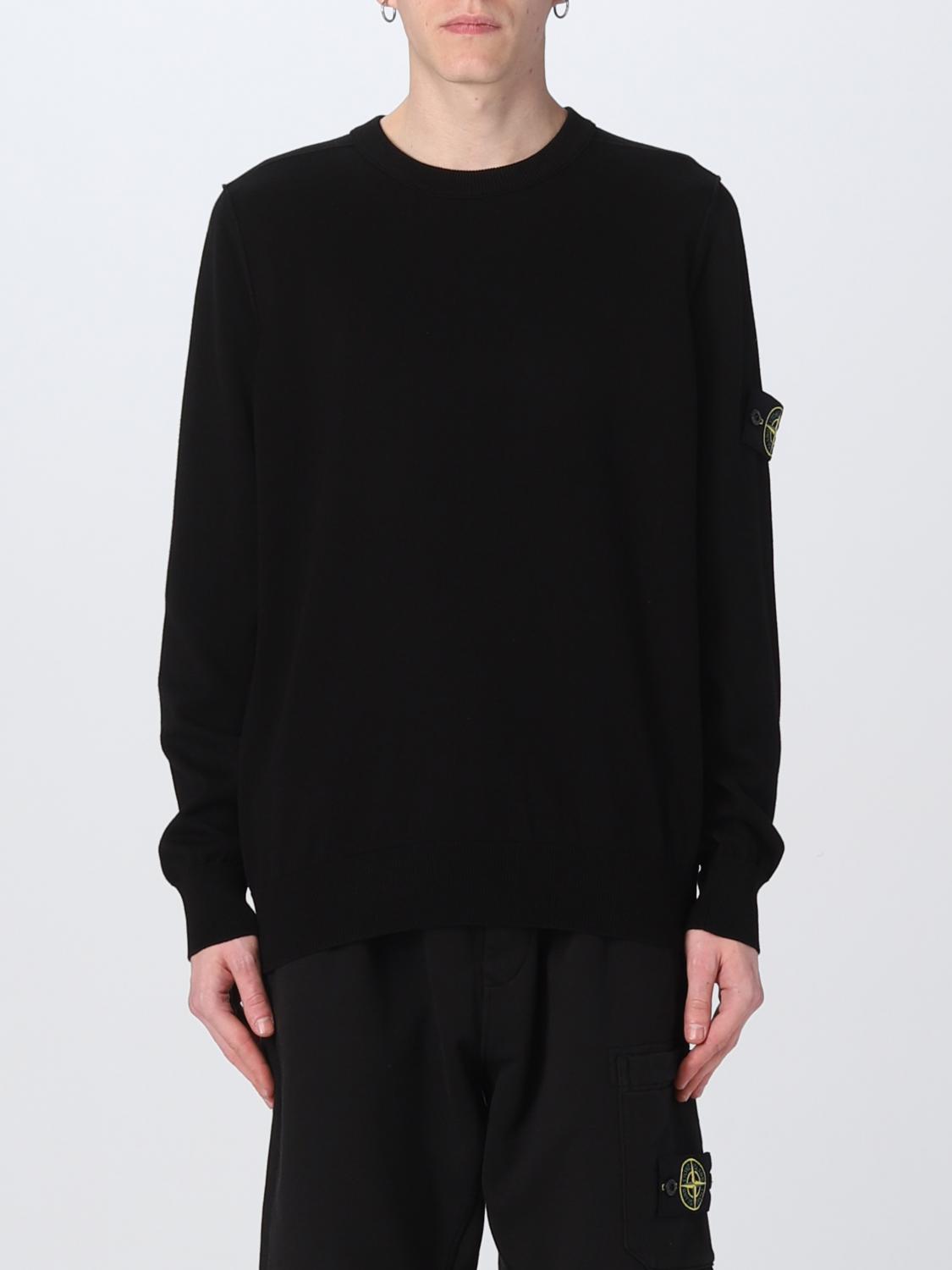 STONE ISLAND PULLOVER: Pullover herren Stone Island, Schwarz - Img 1