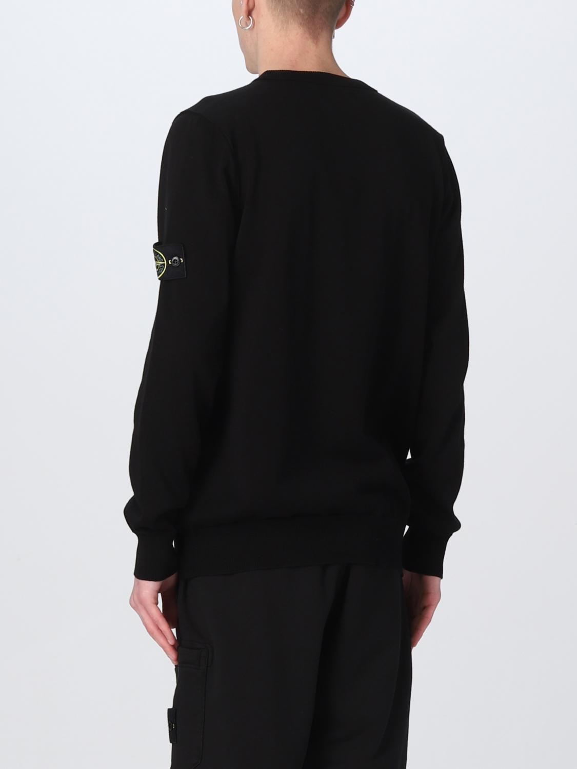 STONE ISLAND PULLOVER: Pullover herren Stone Island, Schwarz - Img 3