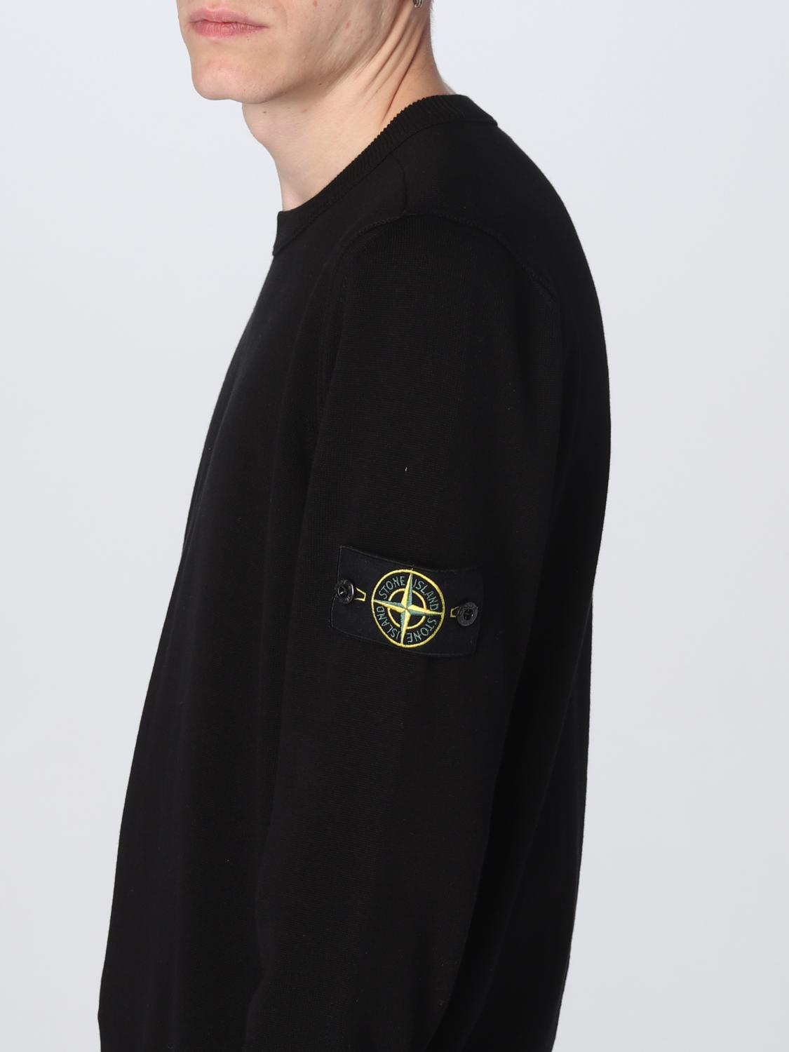 STONE ISLAND PULLOVER: Pullover herren Stone Island, Schwarz - Img 5