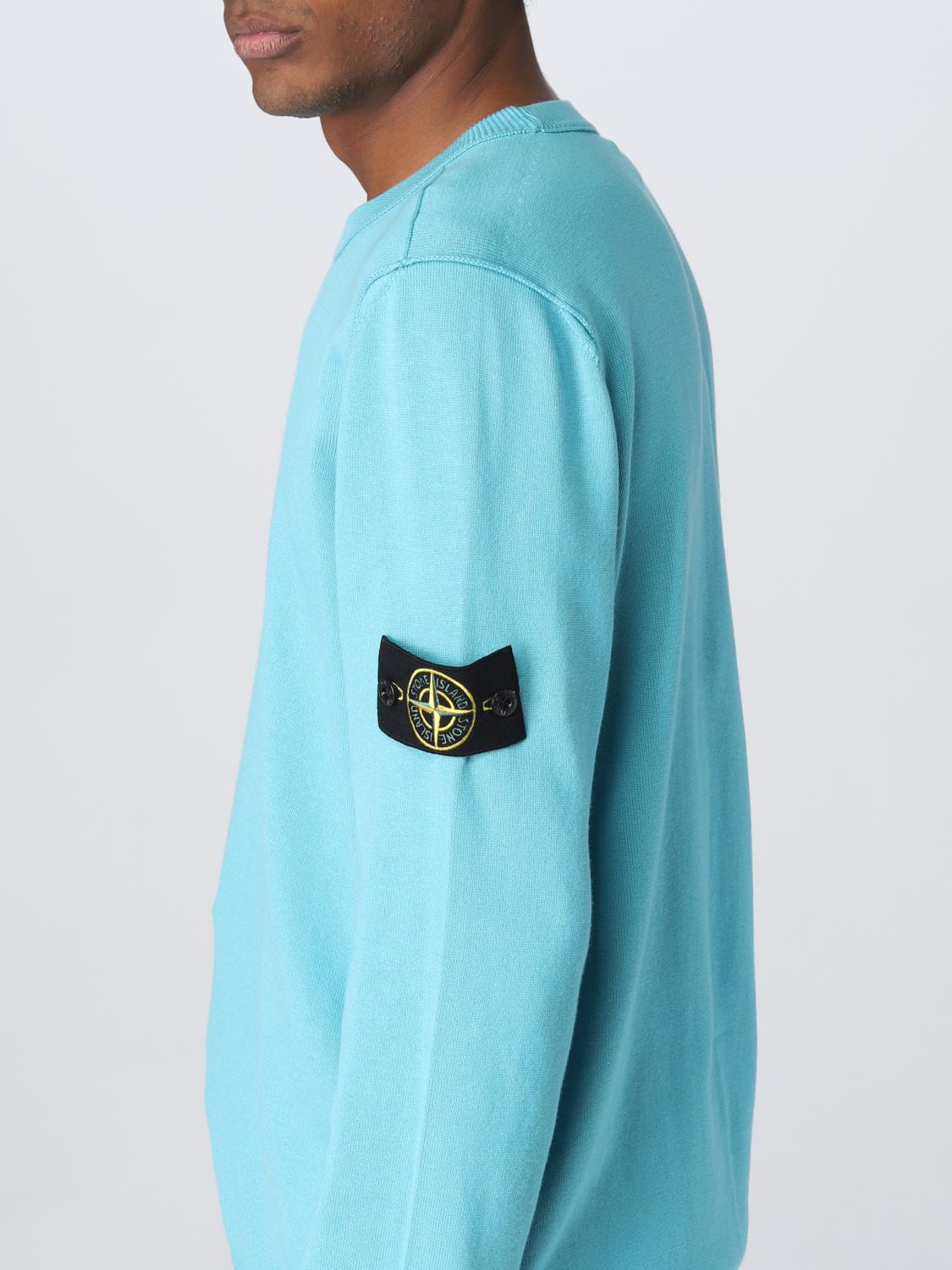 STONE ISLAND PULLOVER: Pullover herren Stone Island, Türkis - Img 5