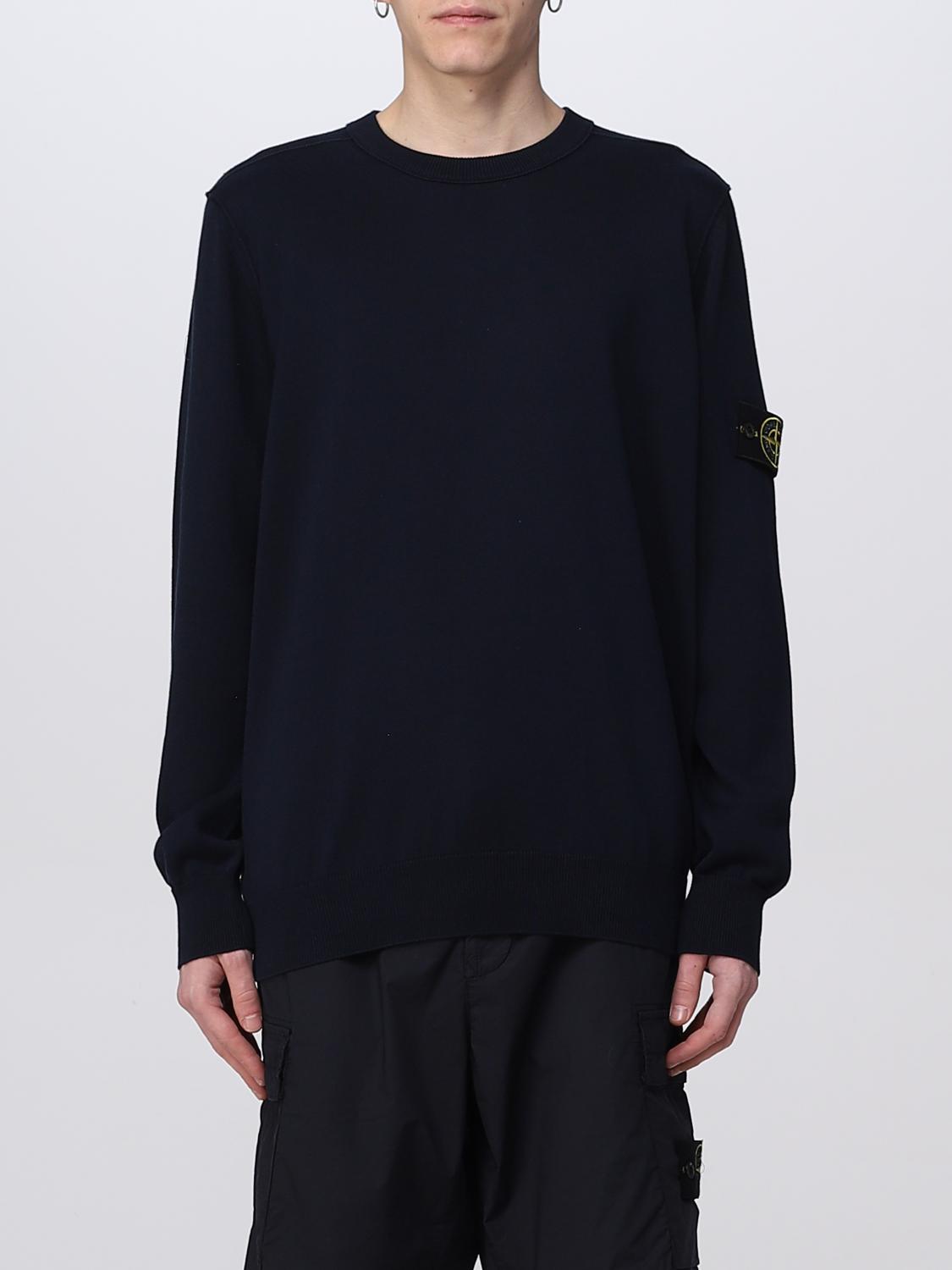 STONE ISLAND PULLOVER: Pullover herren Stone Island, Blau - Img 1