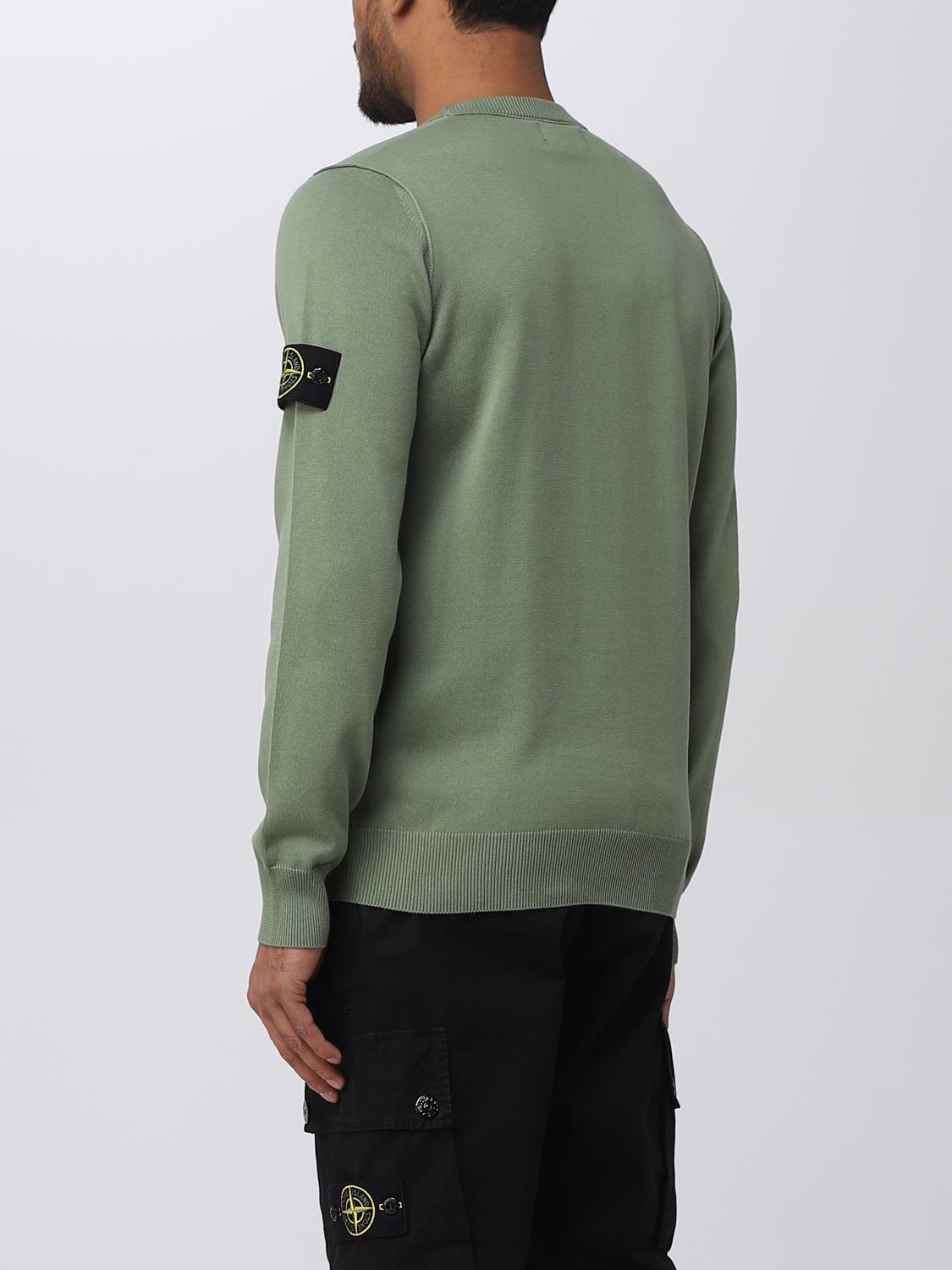 STONE ISLAND PULLOVER: Pullover herren Stone Island, Sage Grün - Img 3