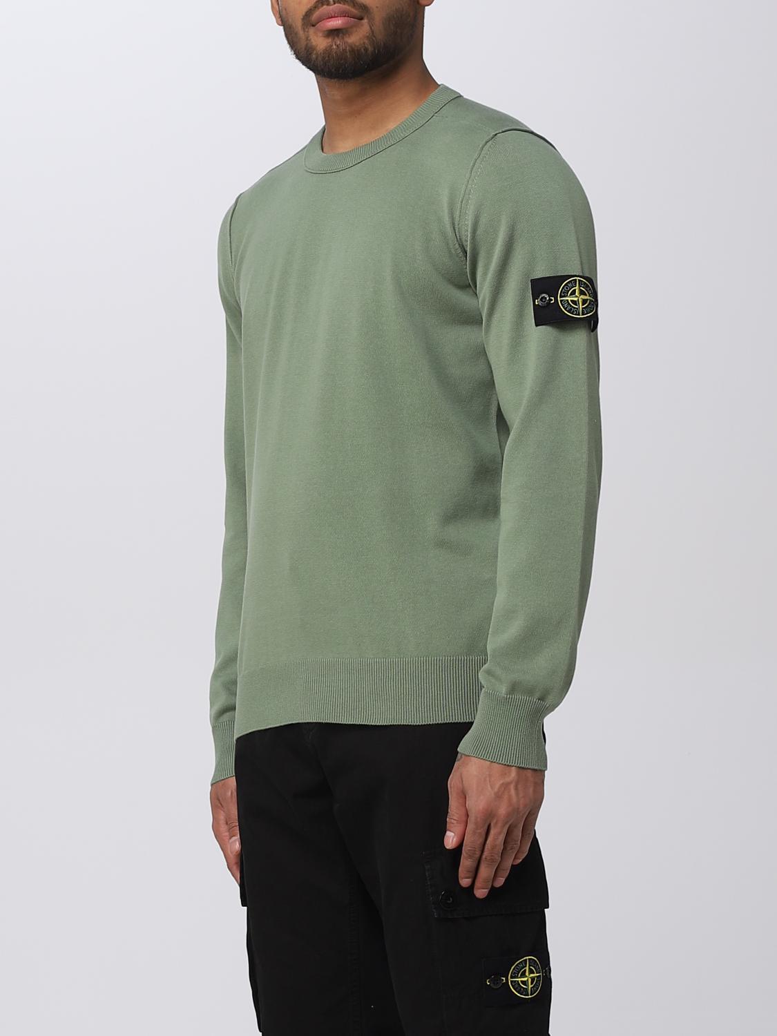 STONE ISLAND PULLOVER: Pullover herren Stone Island, Sage Grün - Img 4