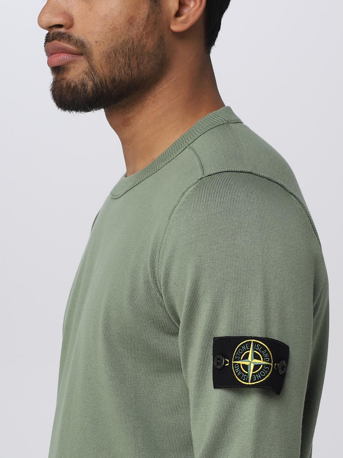 STONE ISLAND PULLOVER: Pullover herren Stone Island, Sage Grün - Img 5