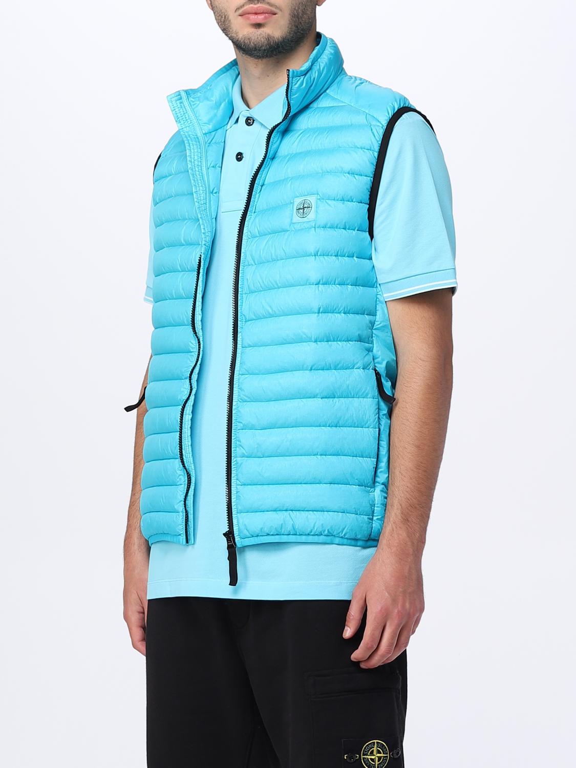 STONE ISLAND JACKET: Jacket men Stone Island, Turquoise - Img 4