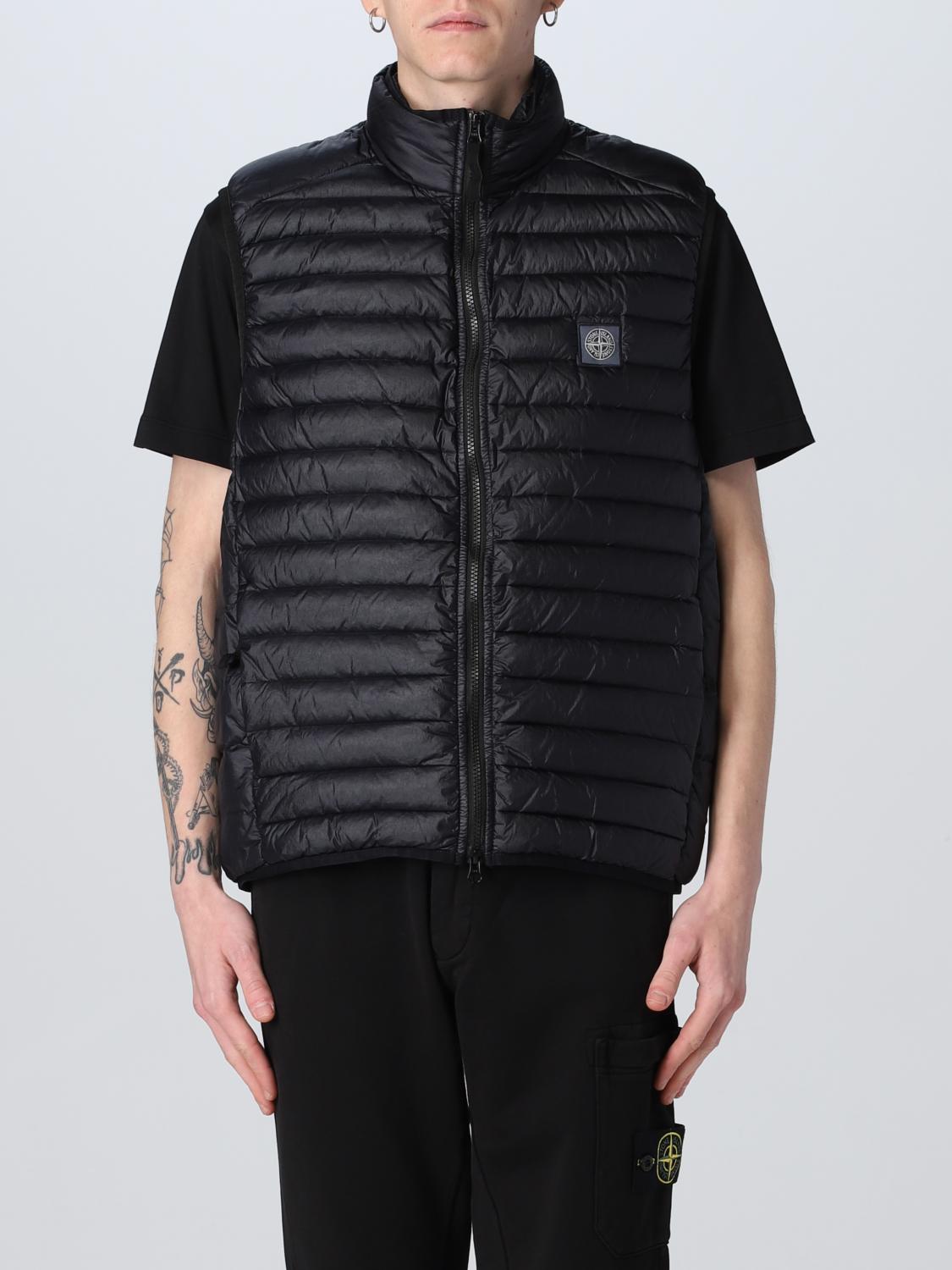 STONE ISLAND CHAQUETA: Chaqueta hombre Stone Island, Azul Oscuro - Img 1