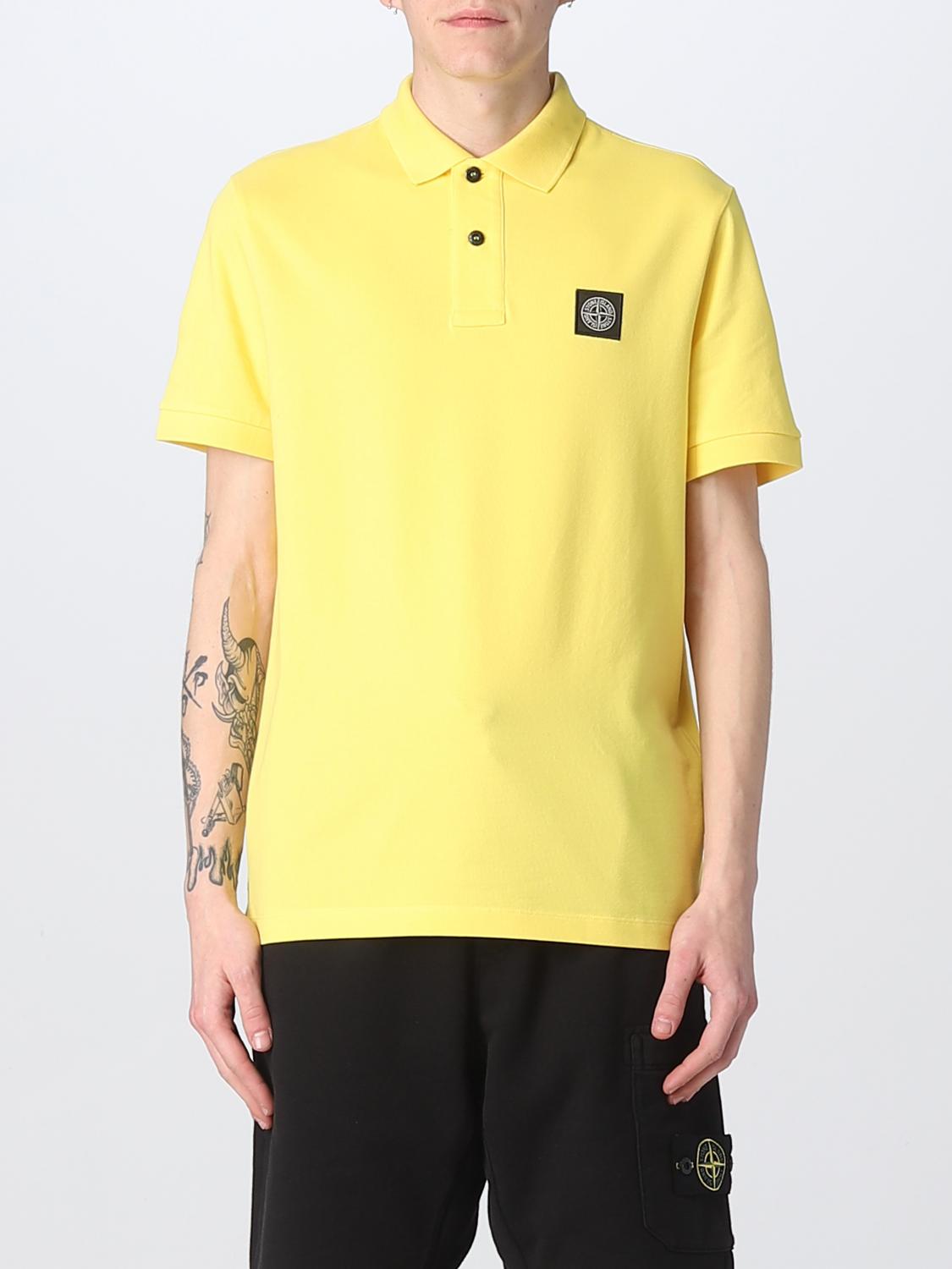 STONE ISLAND POLO: Polo hombre Stone Island, Amarillo - Img 1
